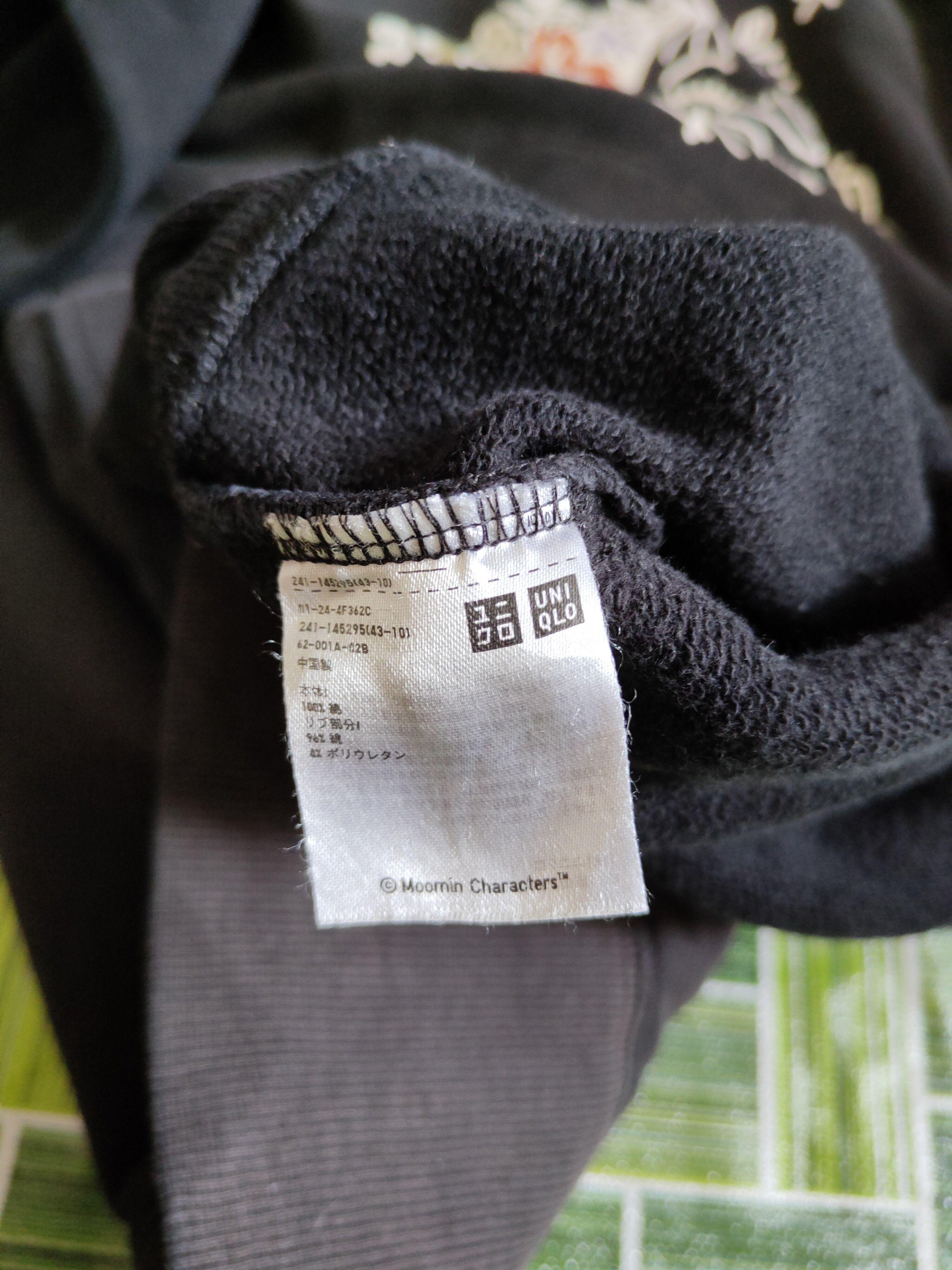 Japanese Brand Uniqlo Black Faded Moomin Hoodie Sweatshirt #315B Size M / US 6-8 / IT 42-44 - 16 Thumbnail
