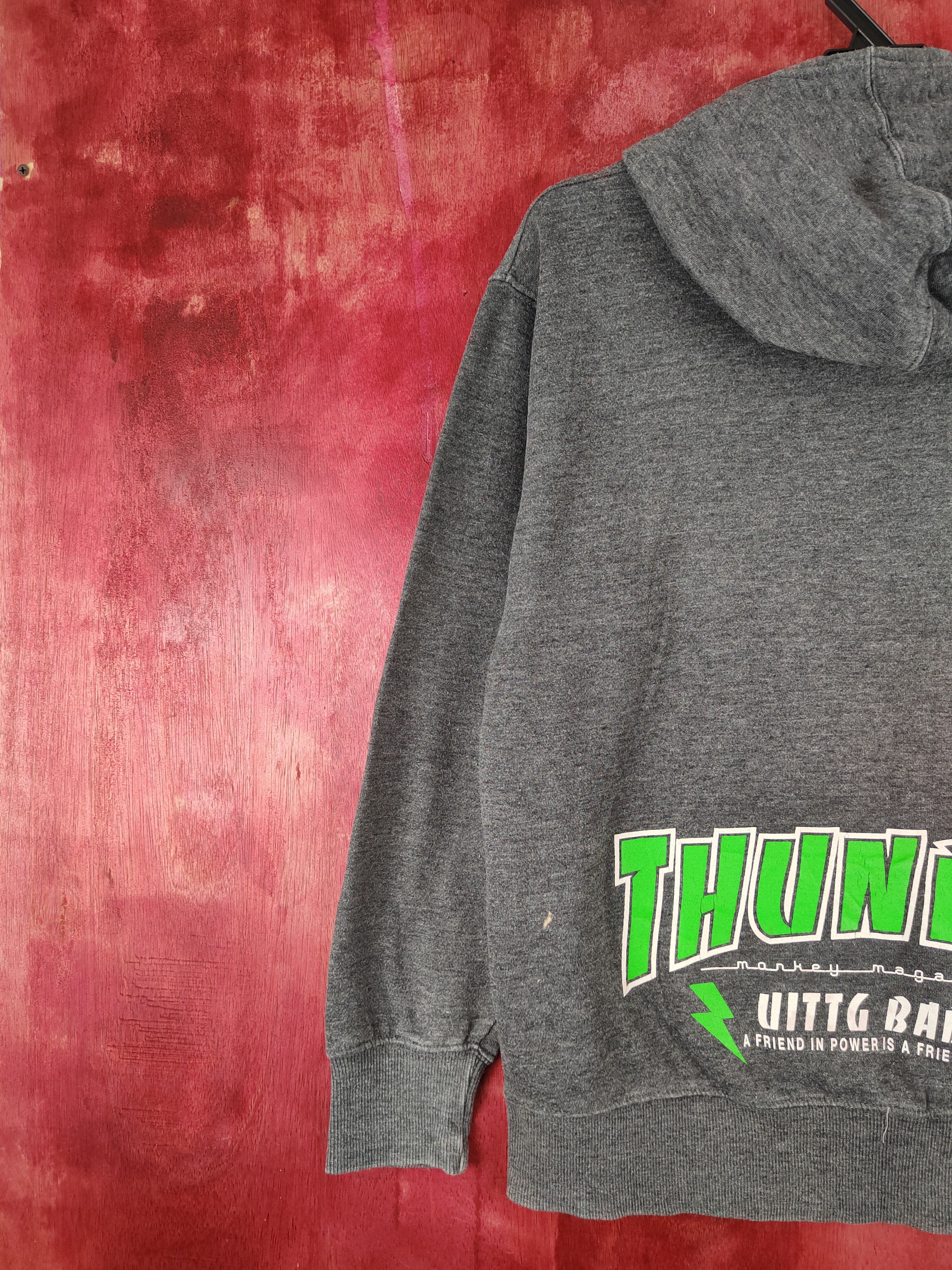 Japanese Brand DL UITTG Baby like bape Gray Hoodie Sweatshirt #310B Size US L / EU 52-54 / 3 - 9 Thumbnail