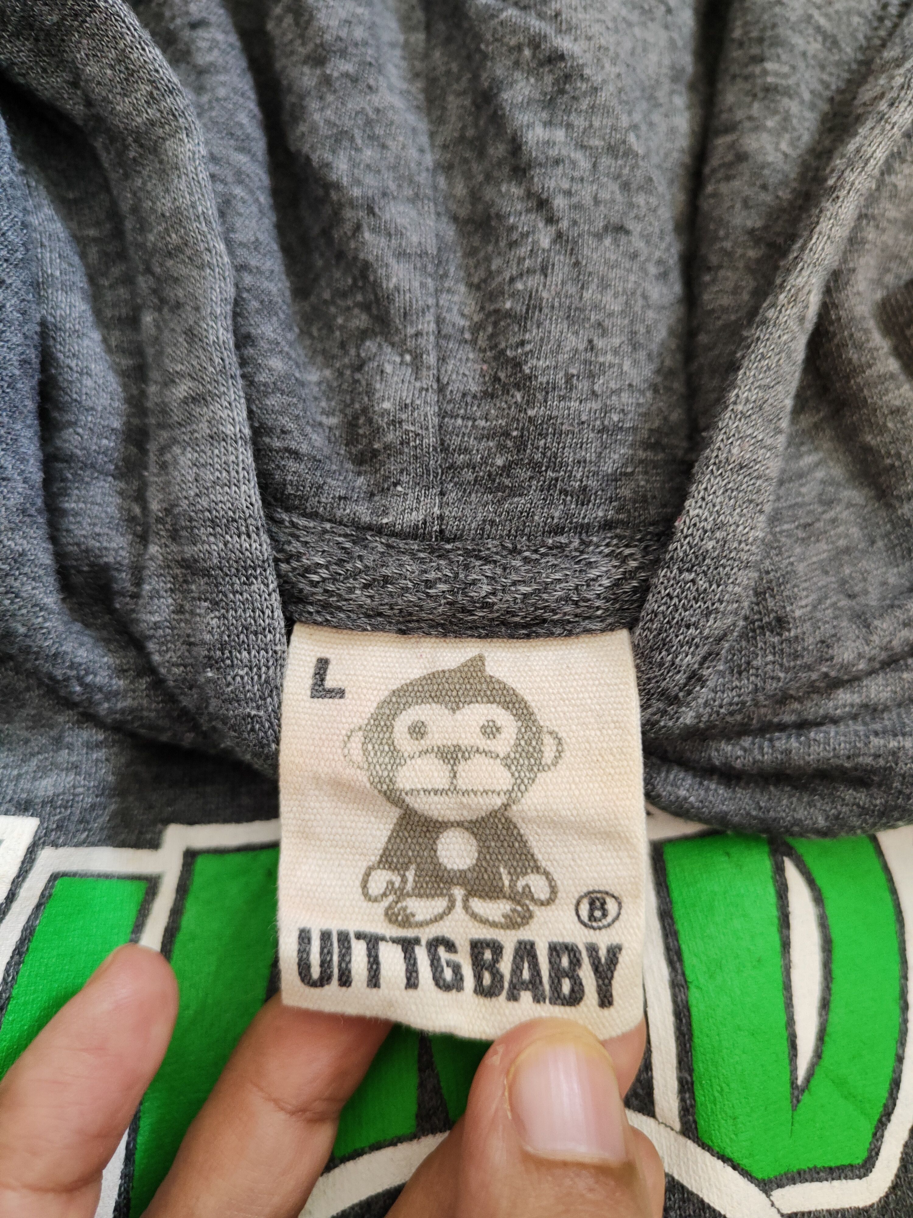 Japanese Brand DL UITTG Baby like bape Gray Hoodie Sweatshirt #310B Size US L / EU 52-54 / 3 - 12 Thumbnail