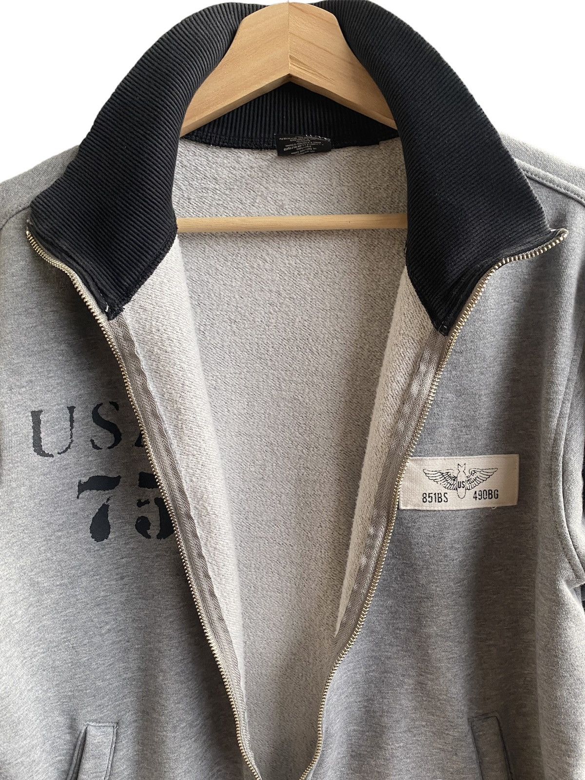 Avirex Avirex USAF air force zip up sweaters Size US M / EU 48-50 / 2 - 6 Thumbnail