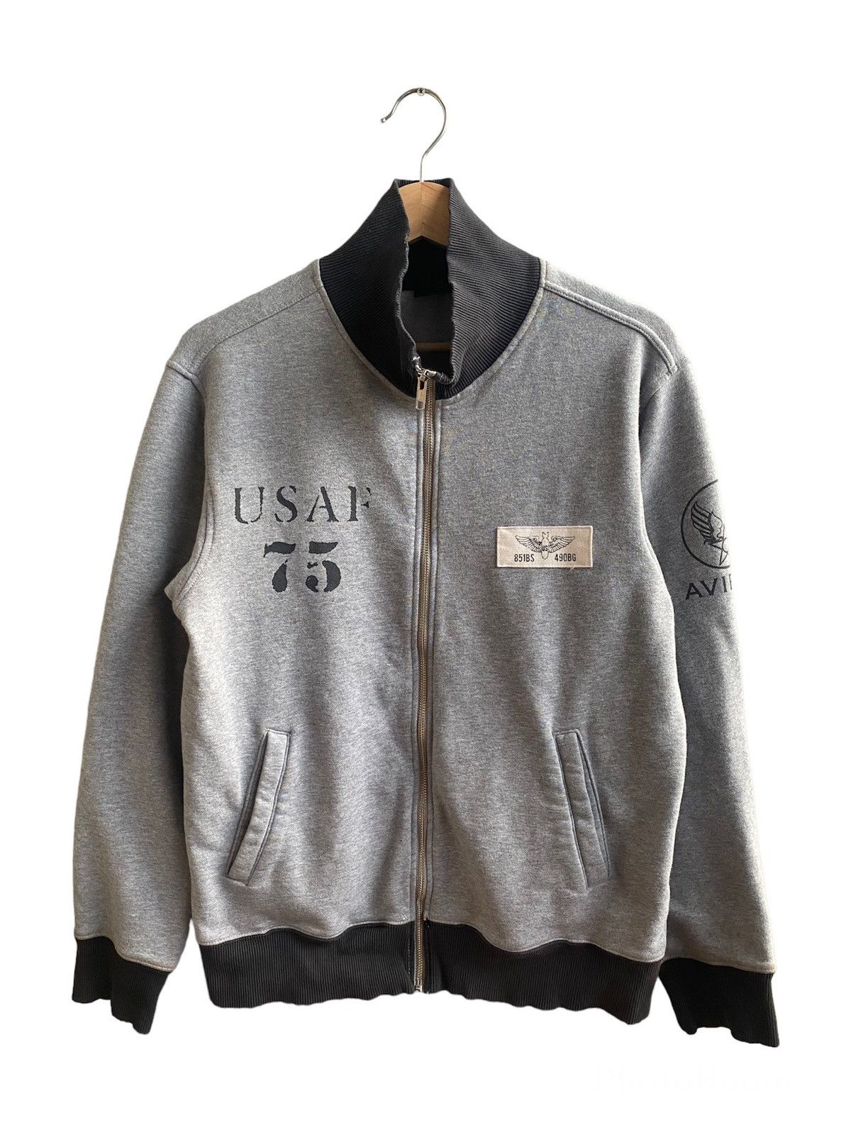 Avirex Avirex USAF air force zip up sweaters Size US M / EU 48-50 / 2 - 1 Thumbnail