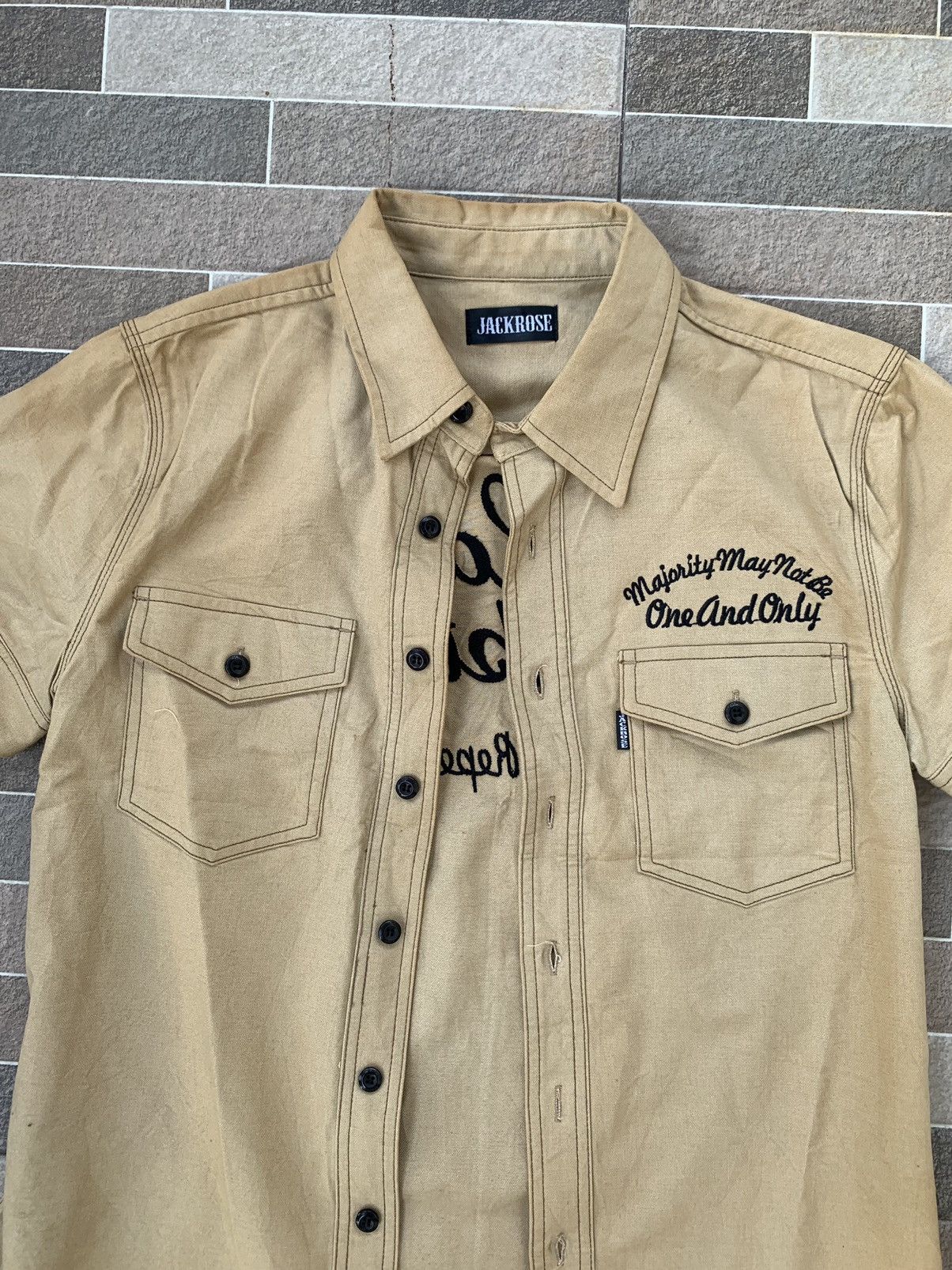 JACKROSE Japanese Jack Rose Work Shirt Racing Size US M / EU 48-50 / 2 - 7 Thumbnail