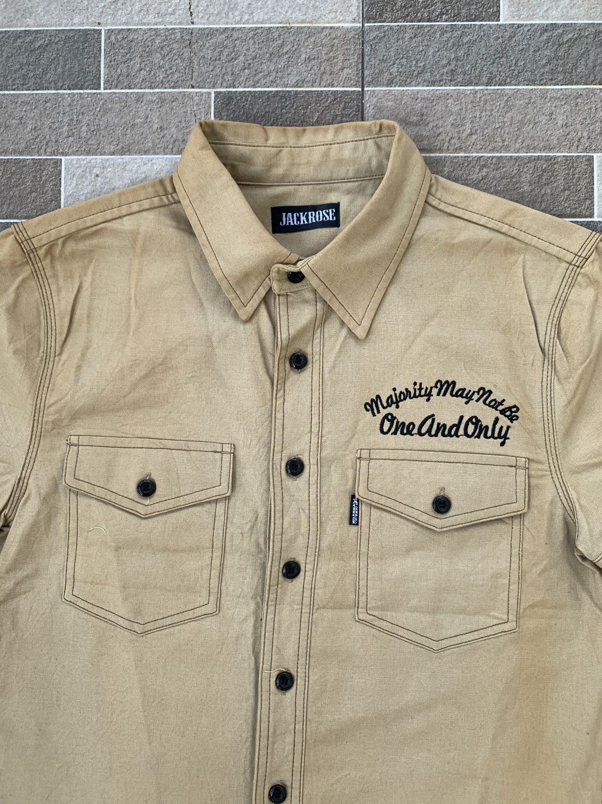 JACKROSE Japanese Jack Rose Work Shirt Racing Size US M / EU 48-50 / 2 - 3 Thumbnail