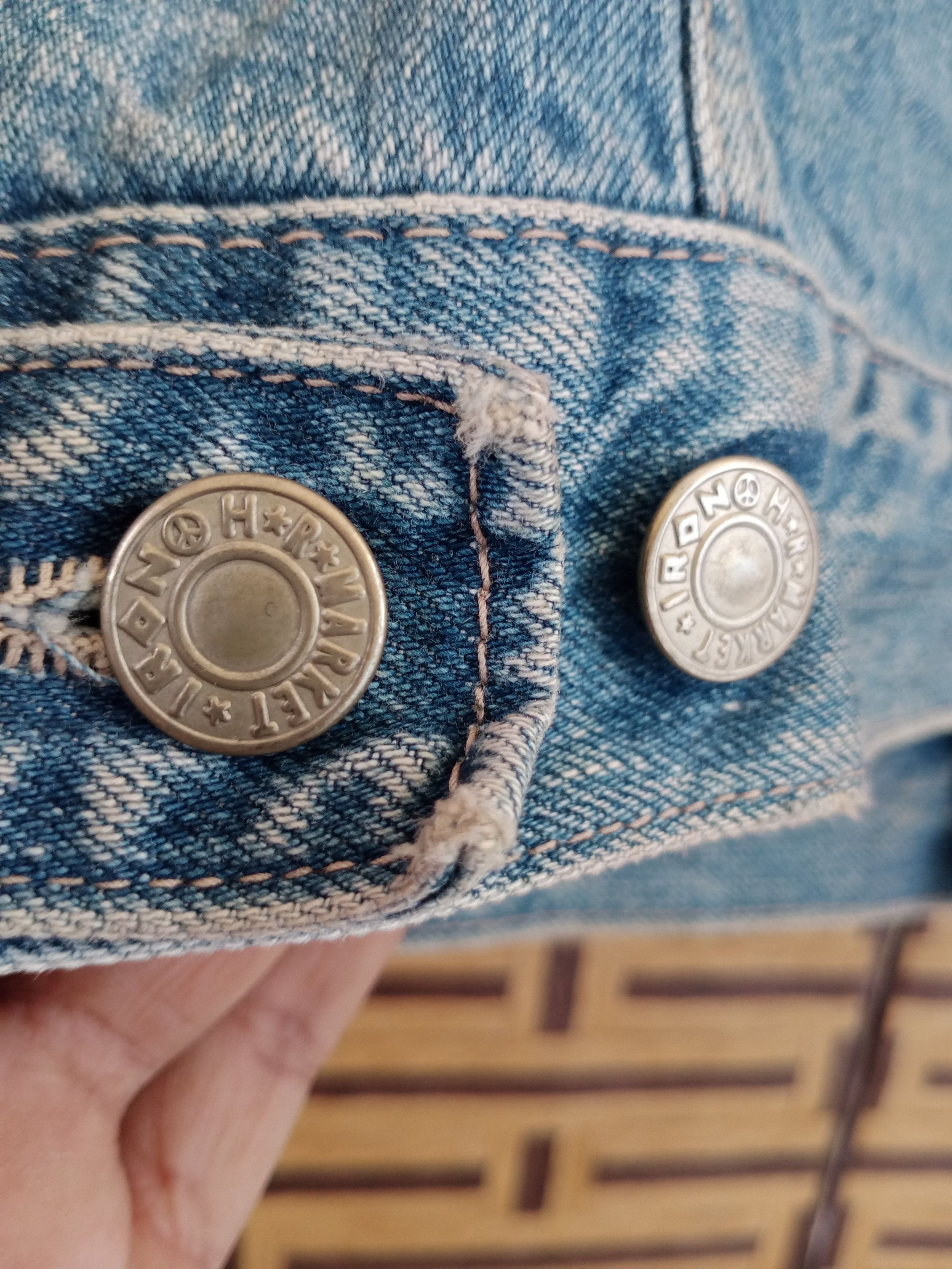 Vintage Hollywood ranch market trucker jacket