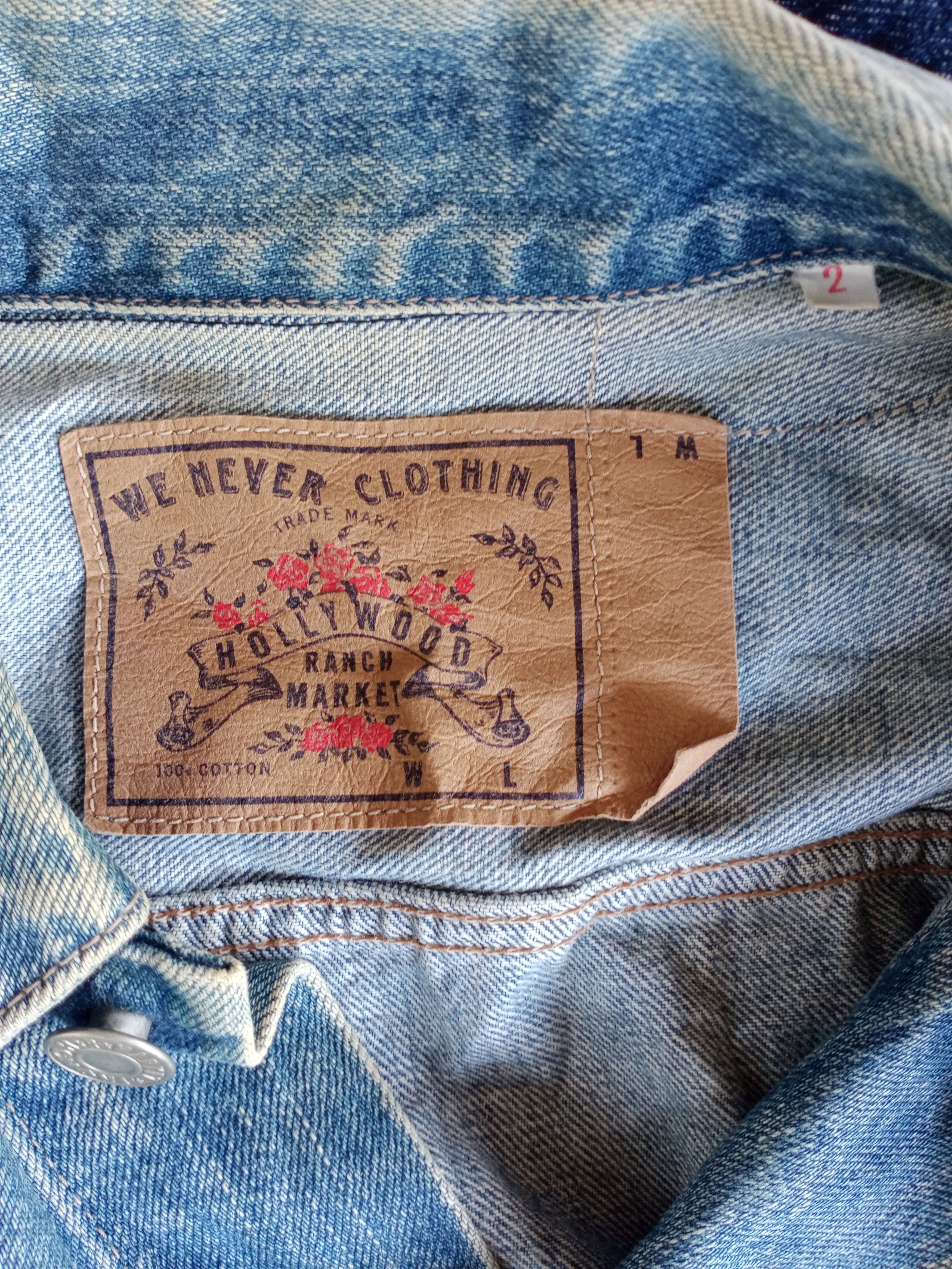 Vintage Hollywood ranch market trucker jacket