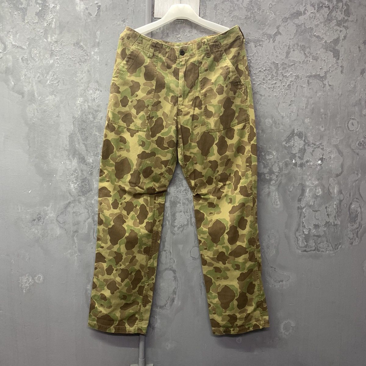 Global Work Chocolate Chip Camo Bushpants Trousers. Size US 33 - 3 Thumbnail