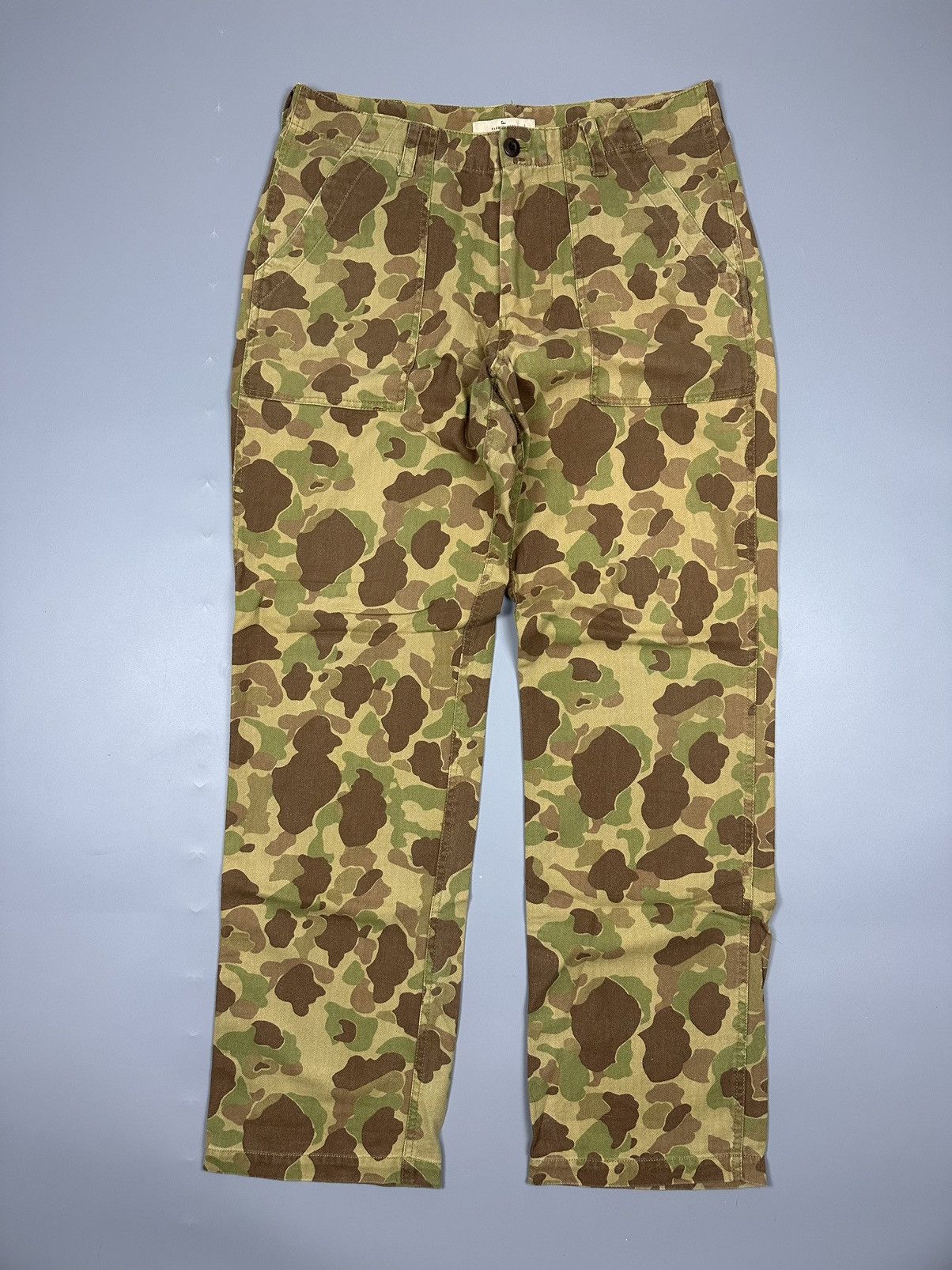 Global Work Chocolate Chip Camo Bushpants Trousers. Size US 33 - 1 Thumbnail