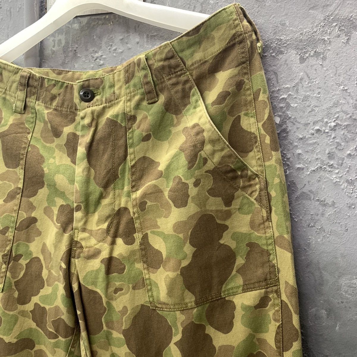 Global Work Chocolate Chip Camo Bushpants Trousers. Size US 33 - 6 Thumbnail