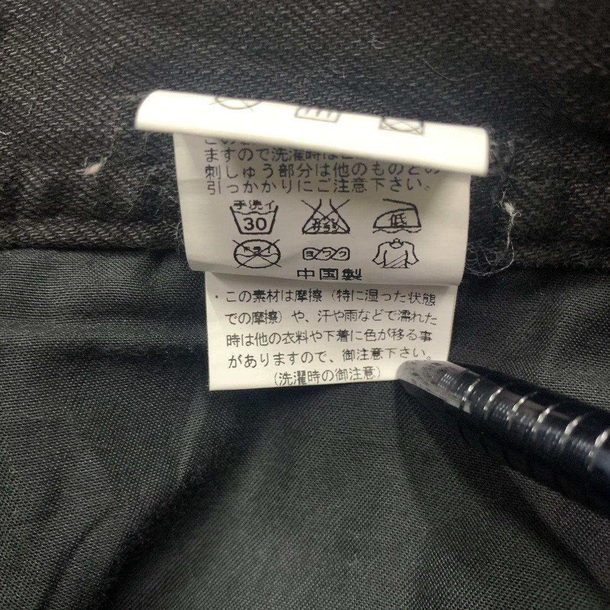 Japanese Brand Natural Born Addiction Dragon art Embroidered Black Denim Size US 31 - 13 Thumbnail