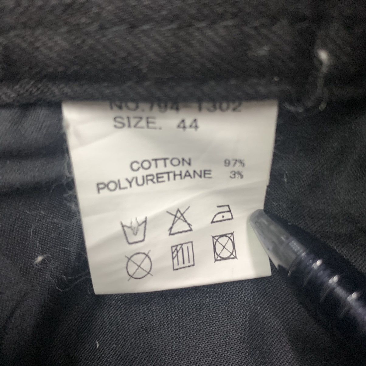 Japanese Brand Natural Born Addiction Dragon art Embroidered Black Denim Size US 31 - 12 Thumbnail