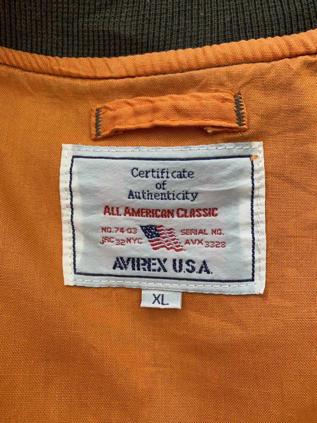 Alpha Industries 🔥VINTAGE AVIREX LTD USA PATCHWORK BOMBER JACKET Size US M / EU 48-50 / 2 - 8 Thumbnail