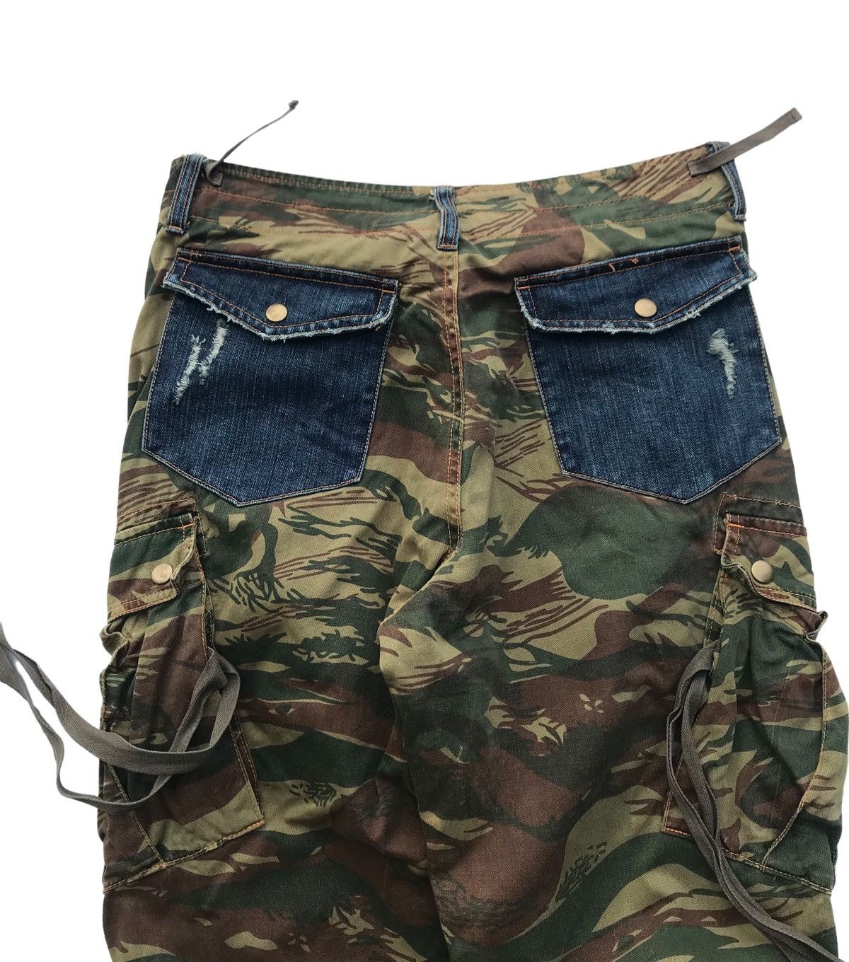 Other Rare Hybrid Denim Camo Military Cargo Streetwear Pants Size US 30 / EU 46 - 11 Thumbnail
