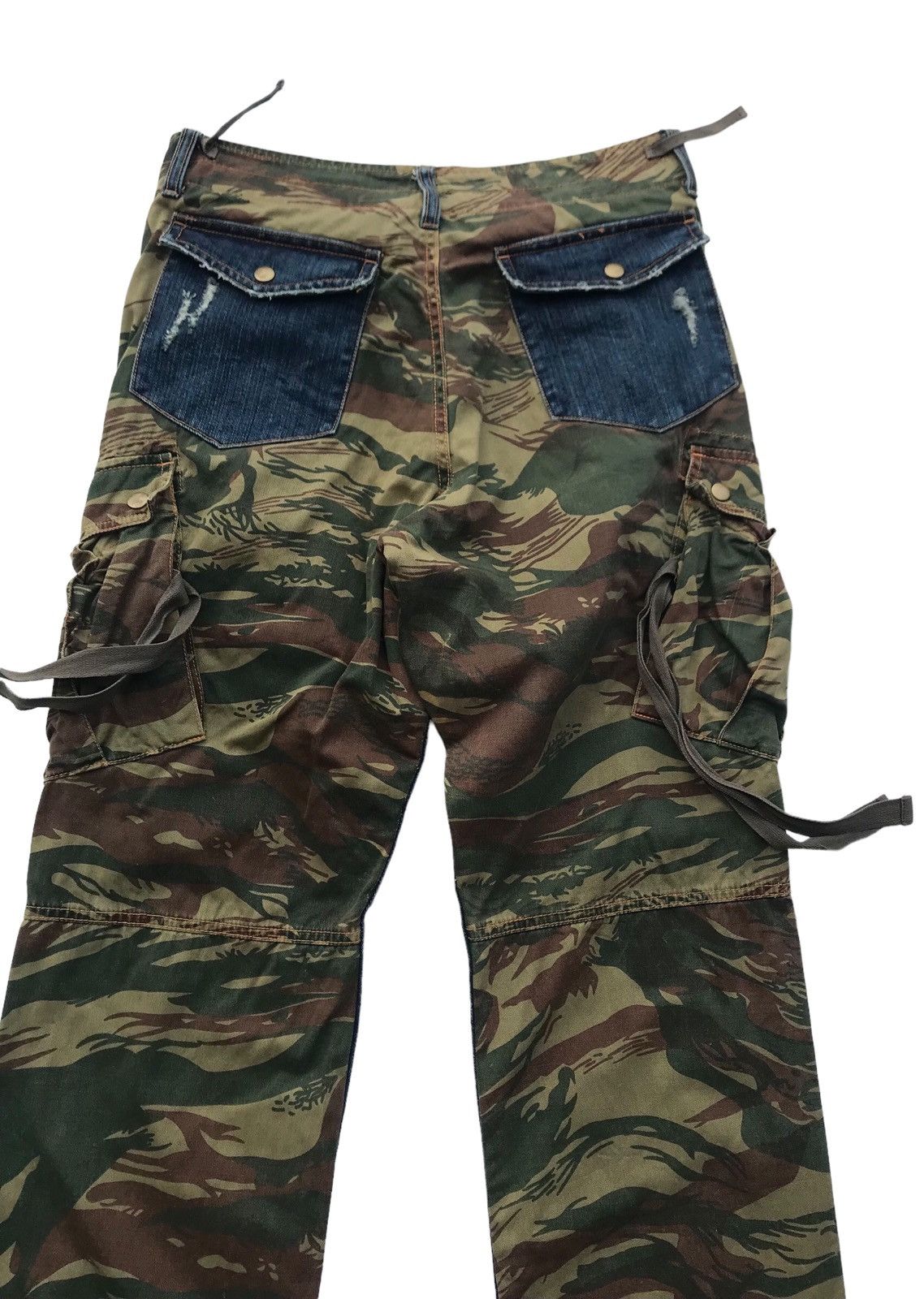 Other Rare Hybrid Denim Camo Military Cargo Streetwear Pants Size US 30 / EU 46 - 10 Thumbnail