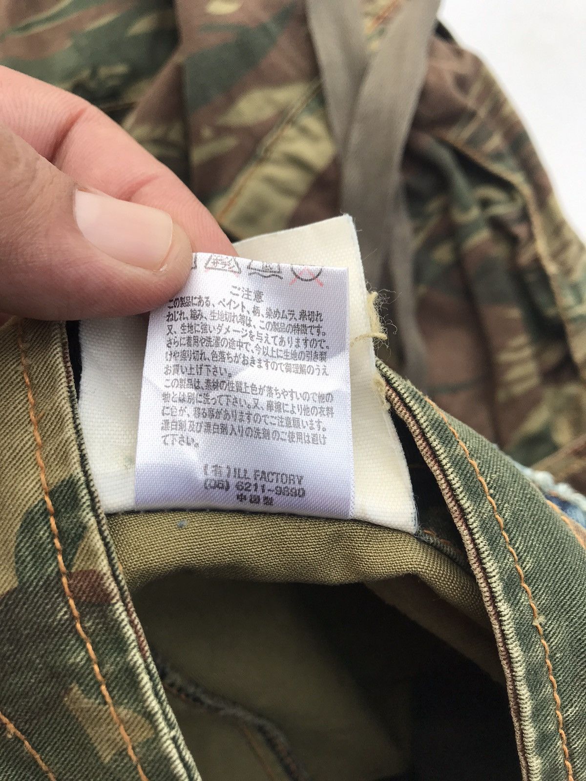 Other Rare Hybrid Denim Camo Military Cargo Streetwear Pants Size US 30 / EU 46 - 14 Thumbnail