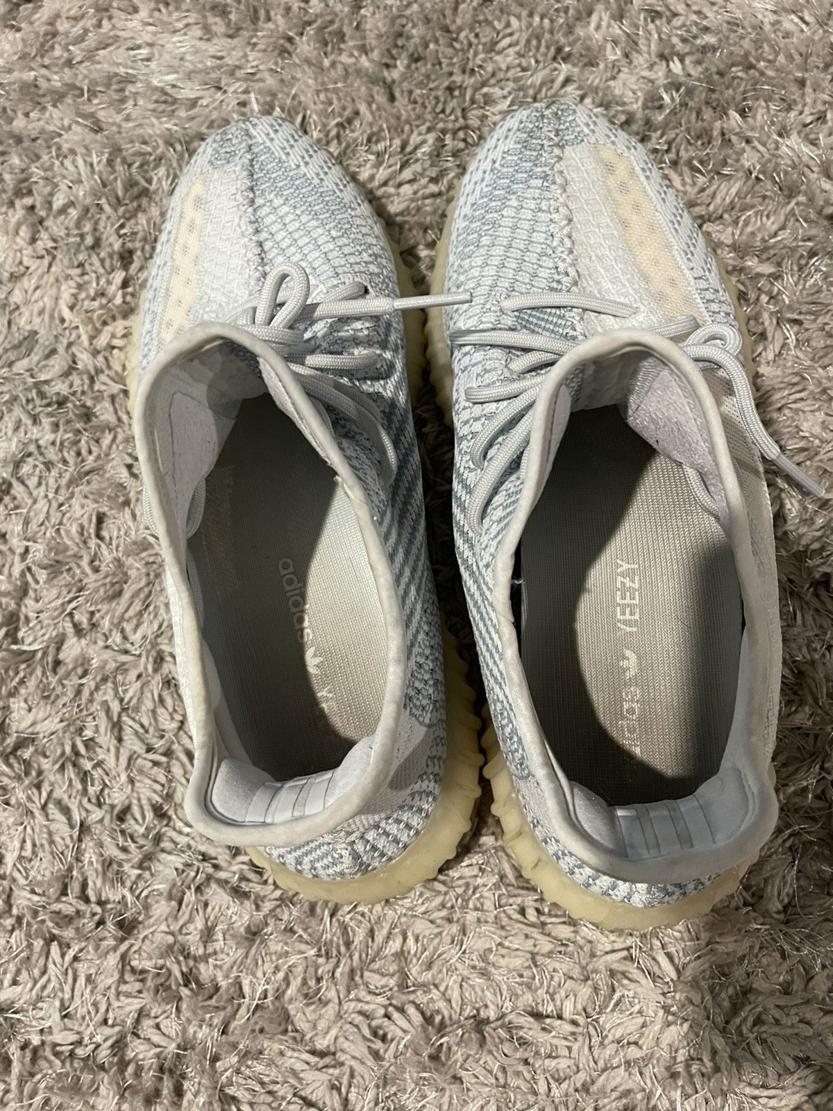 Adidas × Kanye West Yeezy Boost 350 V2 Cloud White Non-Reflective 2019 Size US 11.5 / EU 44-45 - 4 Thumbnail