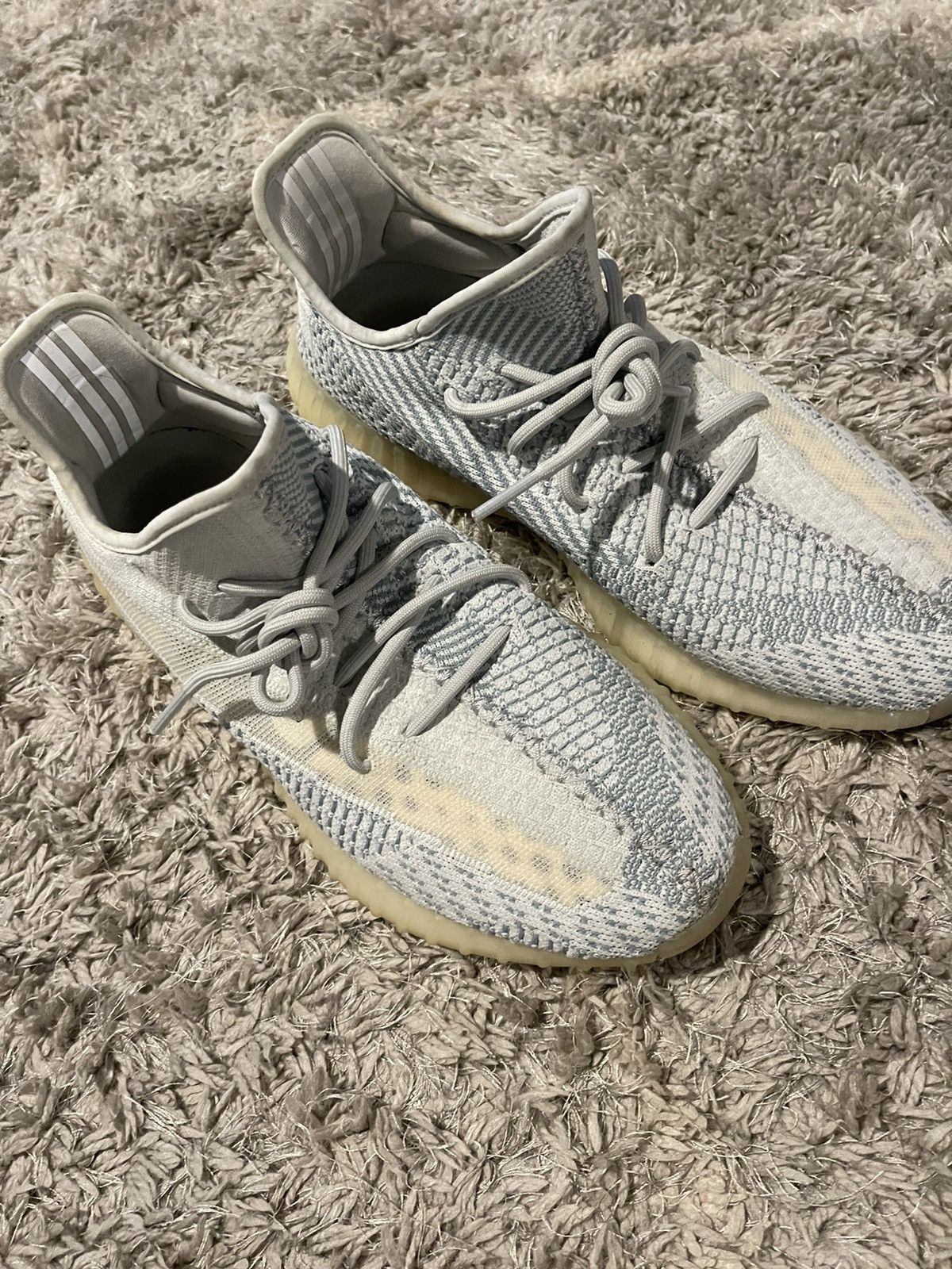 Adidas × Kanye West Yeezy Boost 350 V2 Cloud White Non-Reflective 2019 Size US 11.5 / EU 44-45 - 1 Thumbnail