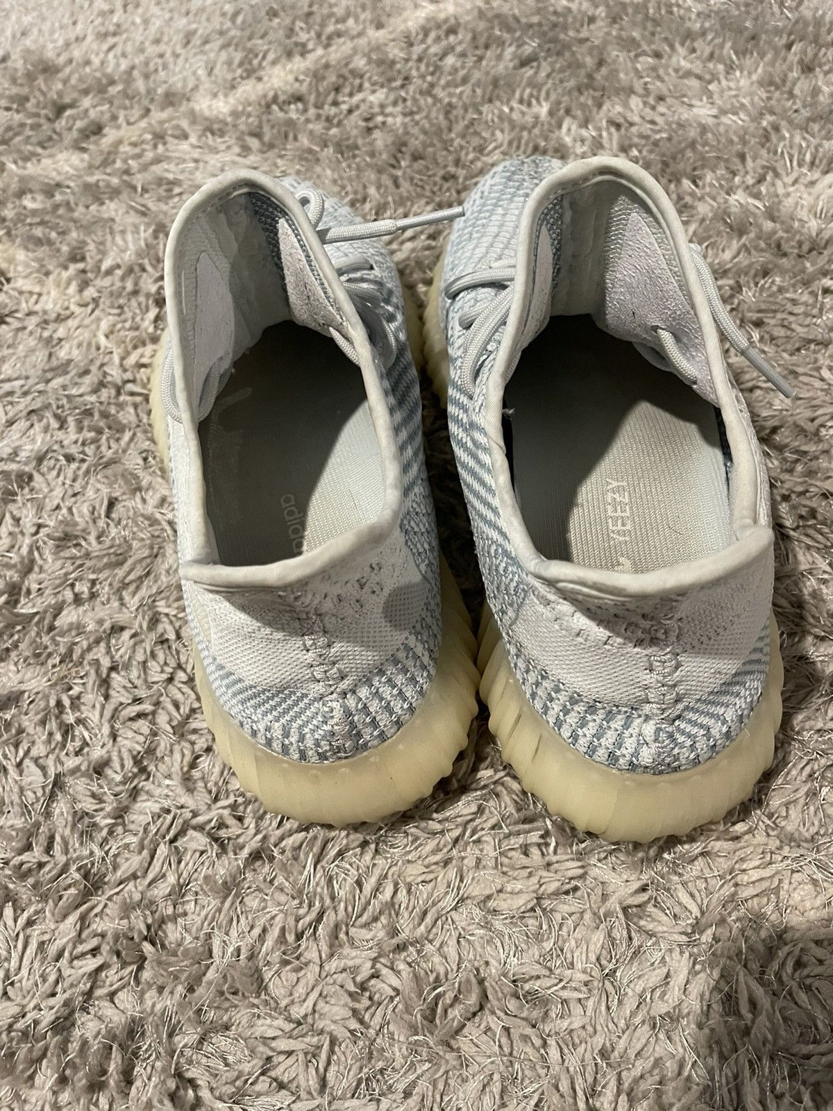 Adidas × Kanye West Yeezy Boost 350 V2 Cloud White Non-Reflective 2019 Size US 11.5 / EU 44-45 - 3 Thumbnail