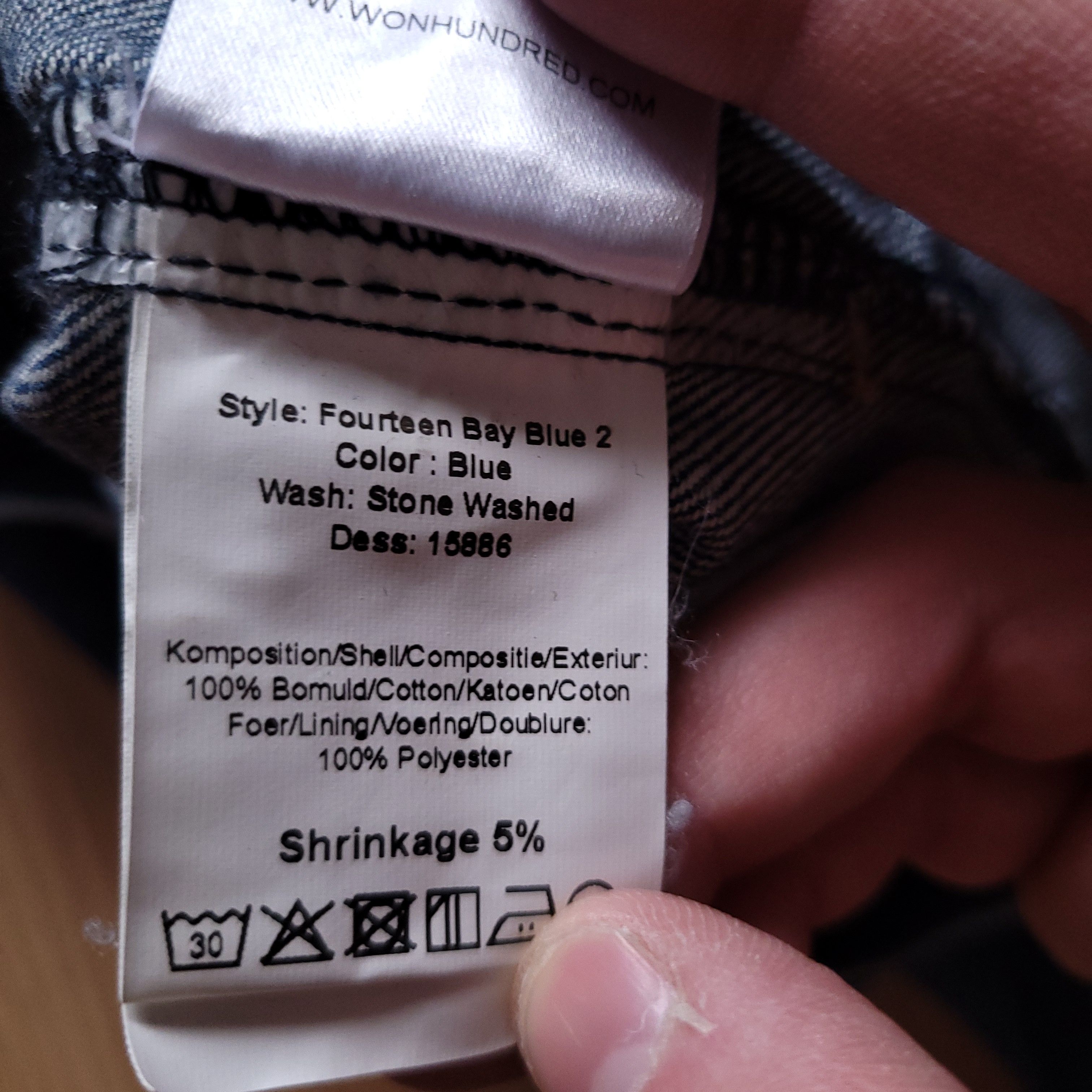 Designer × Won Hundred Won Hundreds denim jacket M Size US M / EU 48-50 / 2 - 9 Thumbnail