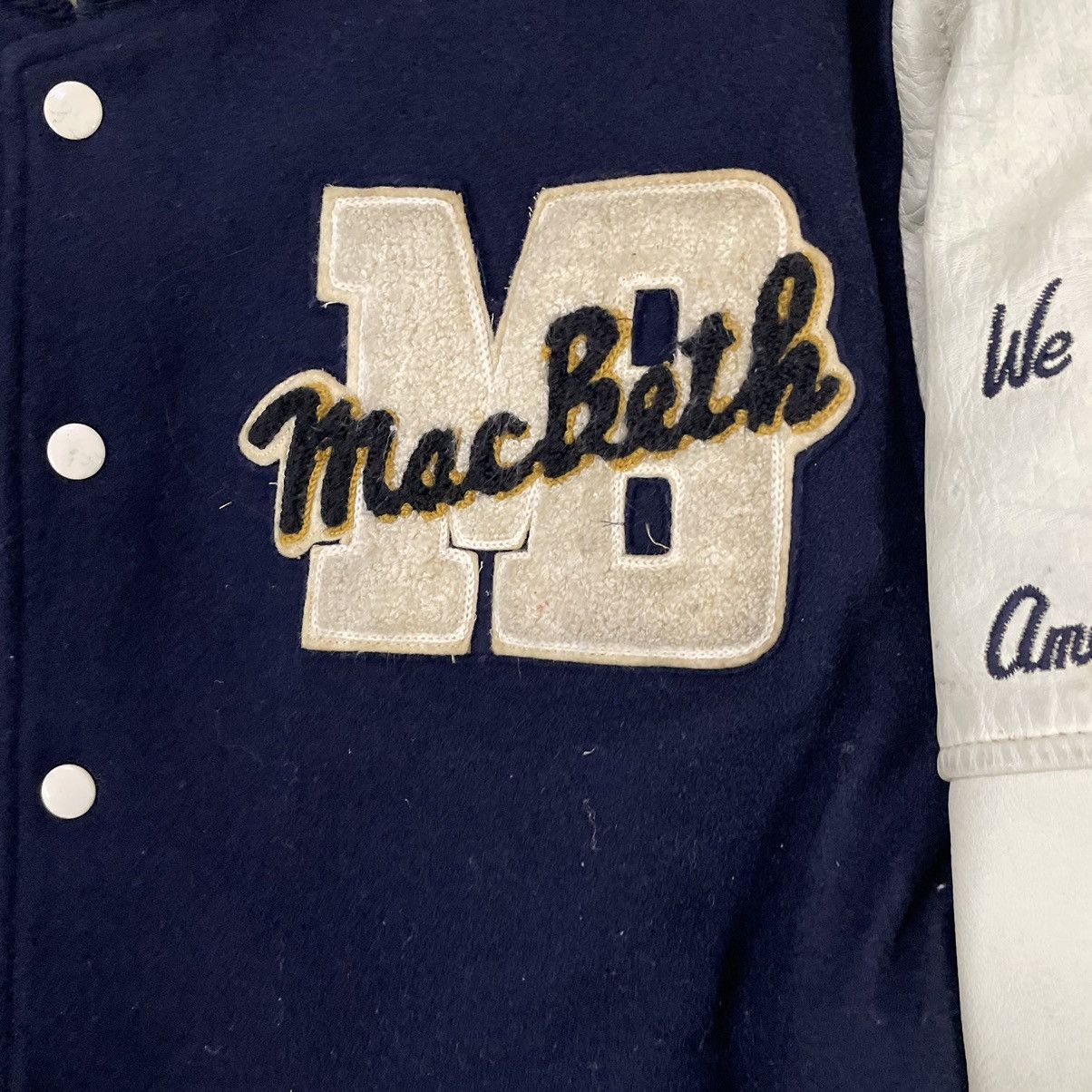 Macbeth × Vintage 💥 80s MACBETH SPORTSMAN VARSITY JACKET Size US L / EU 52-54 / 3 - 7 Thumbnail