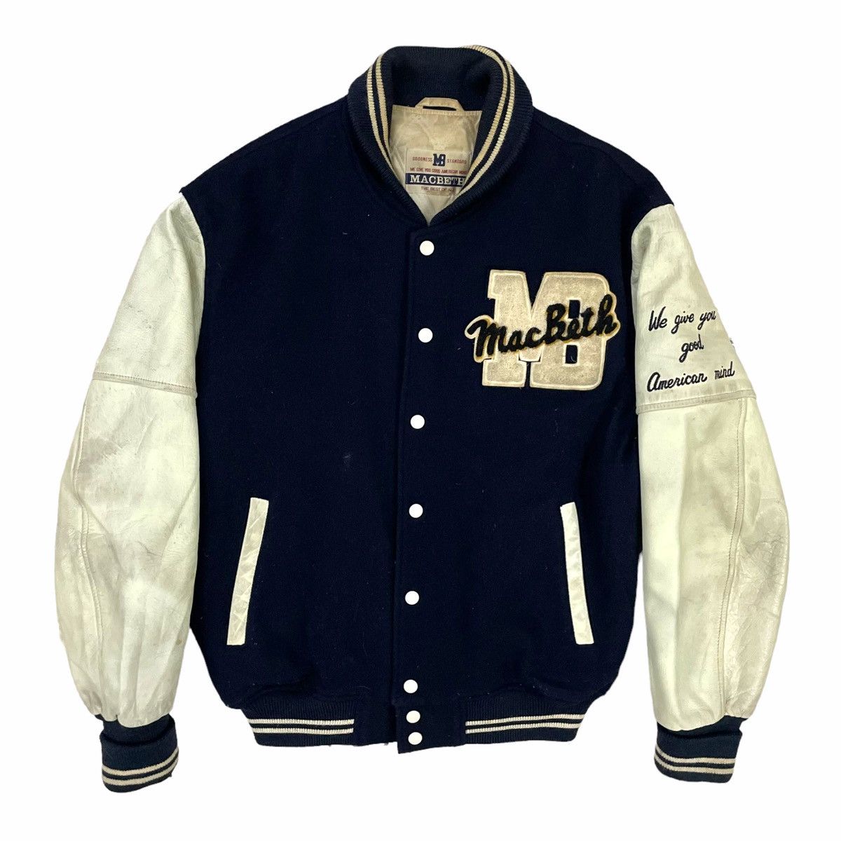Macbeth × Vintage 💥 80s MACBETH SPORTSMAN VARSITY JACKET Size US L / EU 52-54 / 3 - 1 Thumbnail