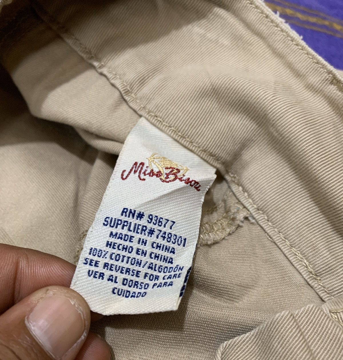 Japanese Brand LASTDROP🔥Vintage MissBibou with Nice Design Size US 30 / EU 46 - 4 Thumbnail