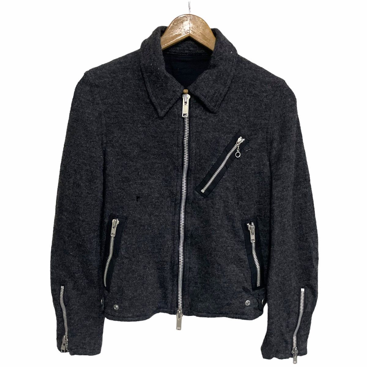 14th Addiction × Le Grande Bleu (L.G.B.) × SHIPS 💥 BIKER SHIPS SEDITIONARIES WOOL JACKET Size US M / EU 48-50 / 2 - 1 Thumbnail
