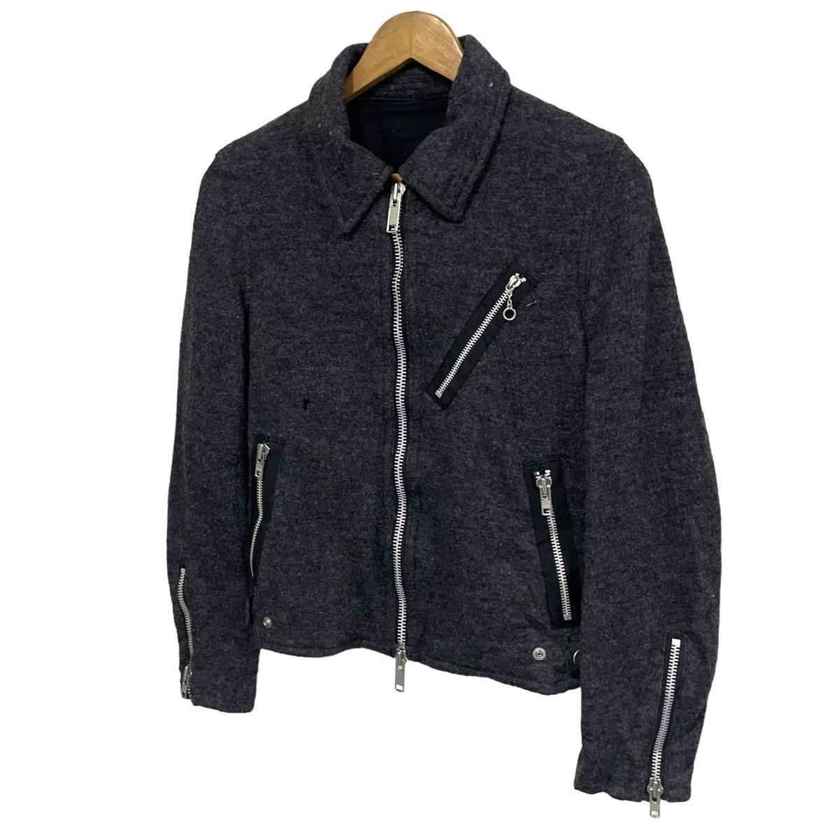 14th Addiction × Le Grande Bleu (L.G.B.) × SHIPS 💥 BIKER SHIPS SEDITIONARIES WOOL JACKET Size US M / EU 48-50 / 2 - 2 Thumbnail