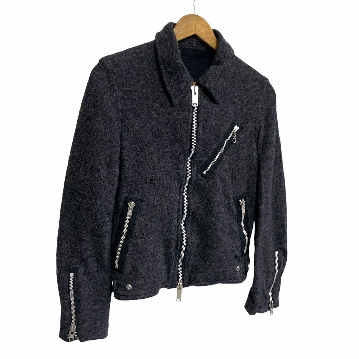 14th Addiction × Le Grande Bleu (L.G.B.) × SHIPS 💥 BIKER SHIPS SEDITIONARIES WOOL JACKET Size US M / EU 48-50 / 2 - 3 Thumbnail
