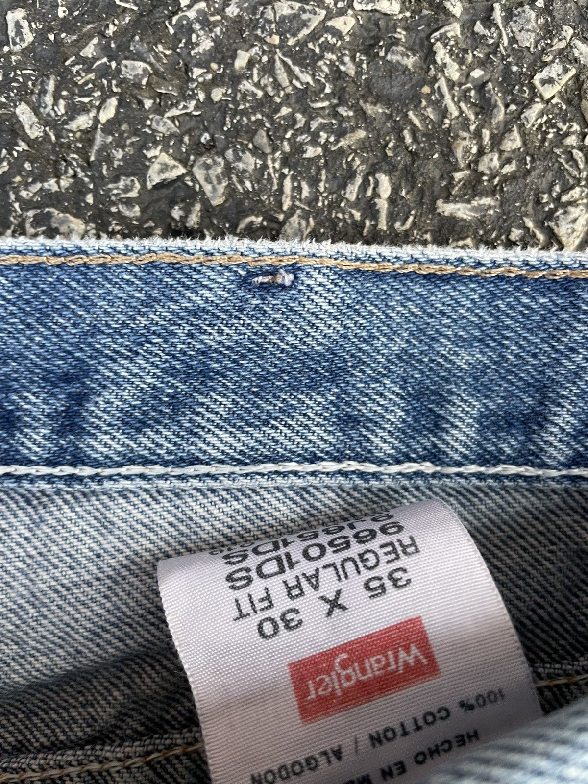 Wrangler Vintage wrangler distressed light wash jeans Size US 34 / EU 50 - 5 Preview