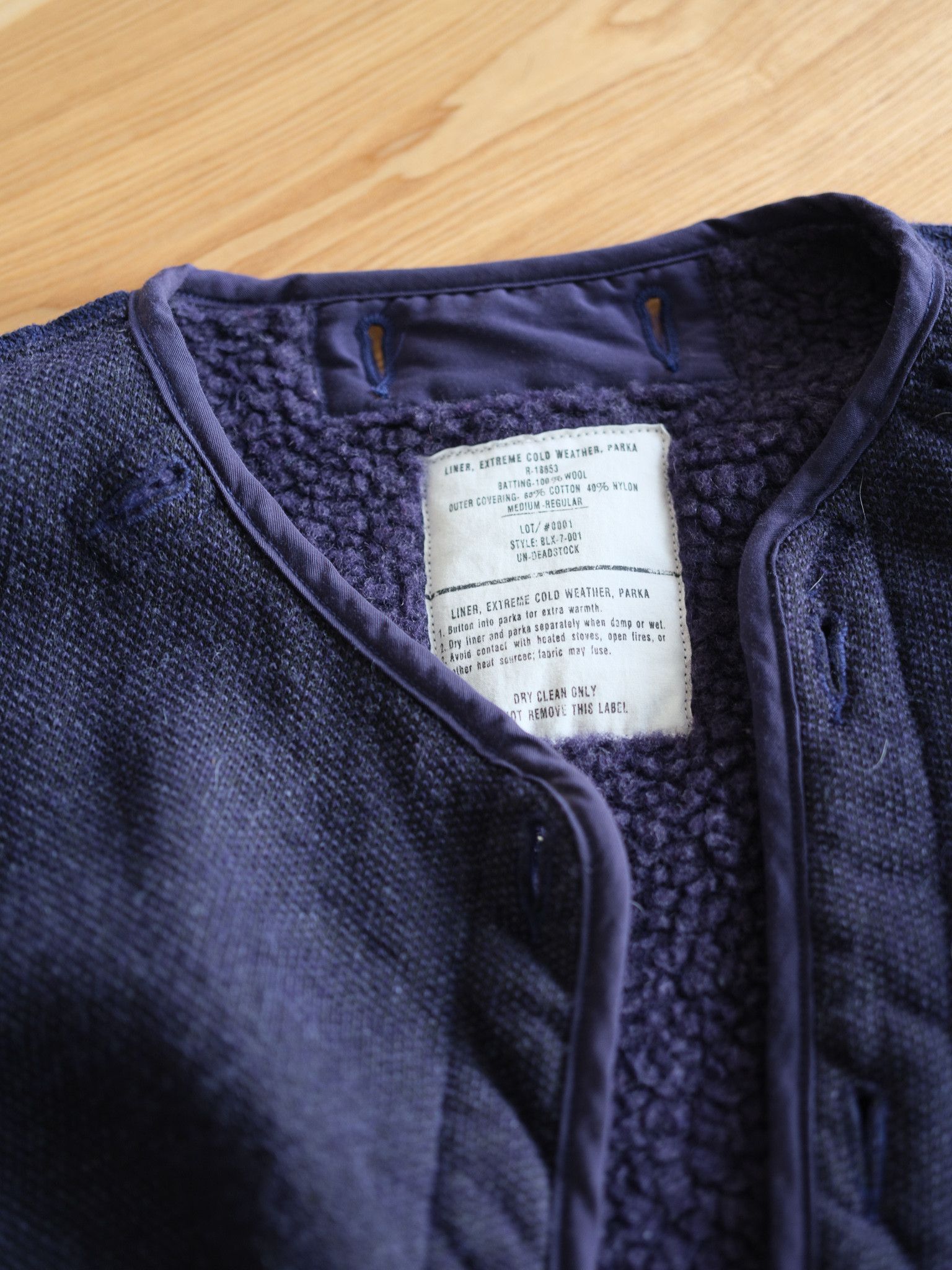Japan Blue BLX-7-001 Indigo Dyed Jacket (Parka), Size 2 Size US L / EU 52-54 / 3 - 4 Thumbnail