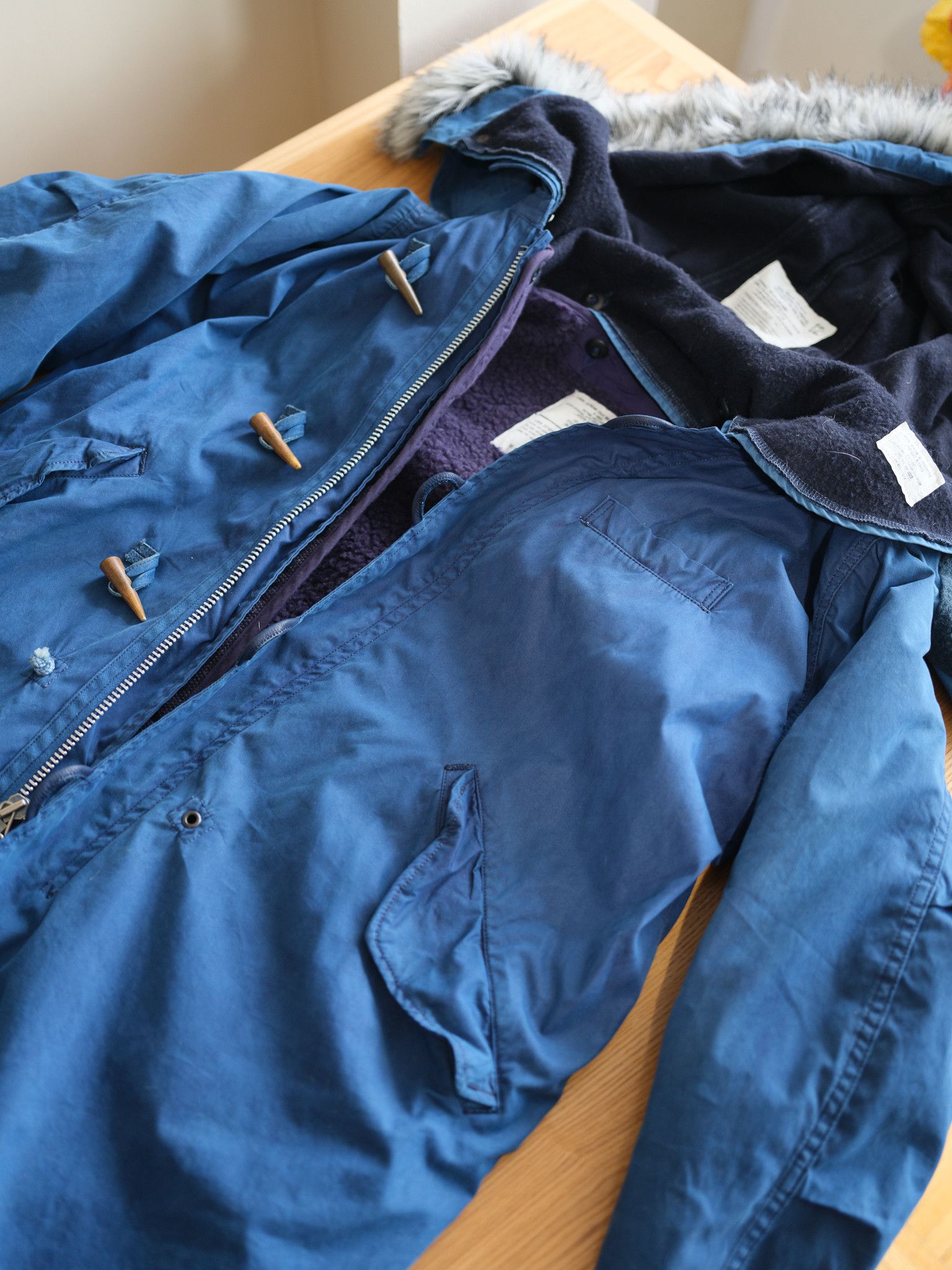 Japan Blue BLX-7-001 Indigo Dyed Jacket (Parka), Size 2 Size US L / EU 52-54 / 3 - 6 Thumbnail