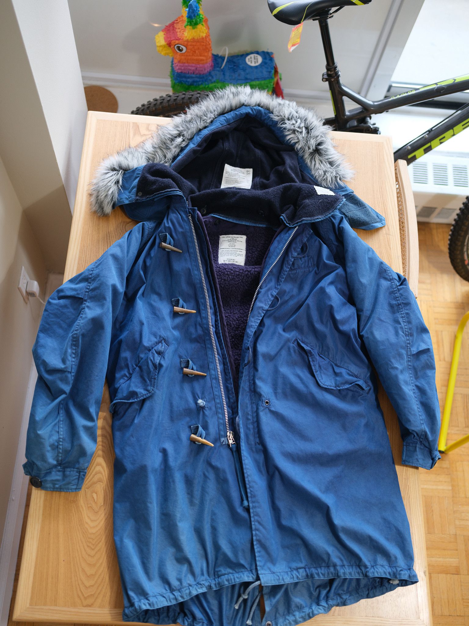 Japan Blue BLX-7-001 Indigo Dyed Jacket (Parka), Size 2 Size US L / EU 52-54 / 3 - 1 Thumbnail