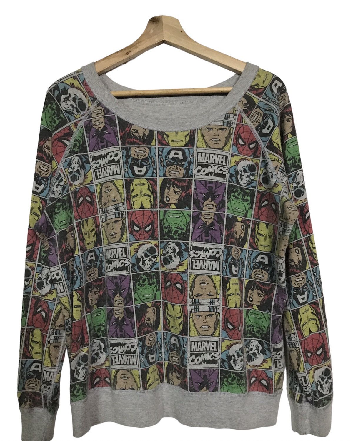 If Six Was Nine × Marvel Comics Marvel Revisible Sweatshirt Crewneck Pullover Size L / US 10 / IT 46 - 1 Thumbnail