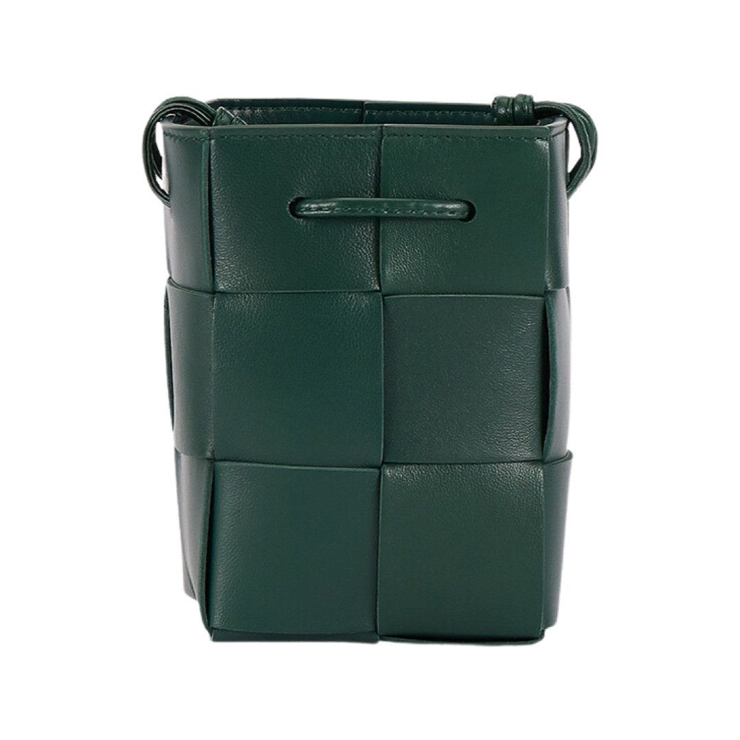 Bottega Veneta Cassette Mini Bucket Leather Crossbody Bag