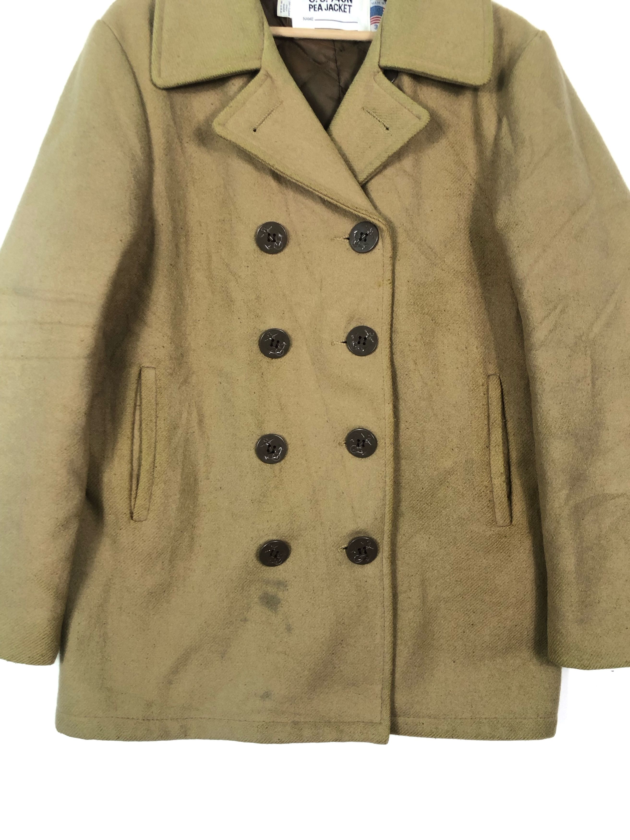 Schott VINTAGE SCHOTT US 740N WOOL PEA JACKET Size US M / EU 48-50 / 2 - 4 Thumbnail
