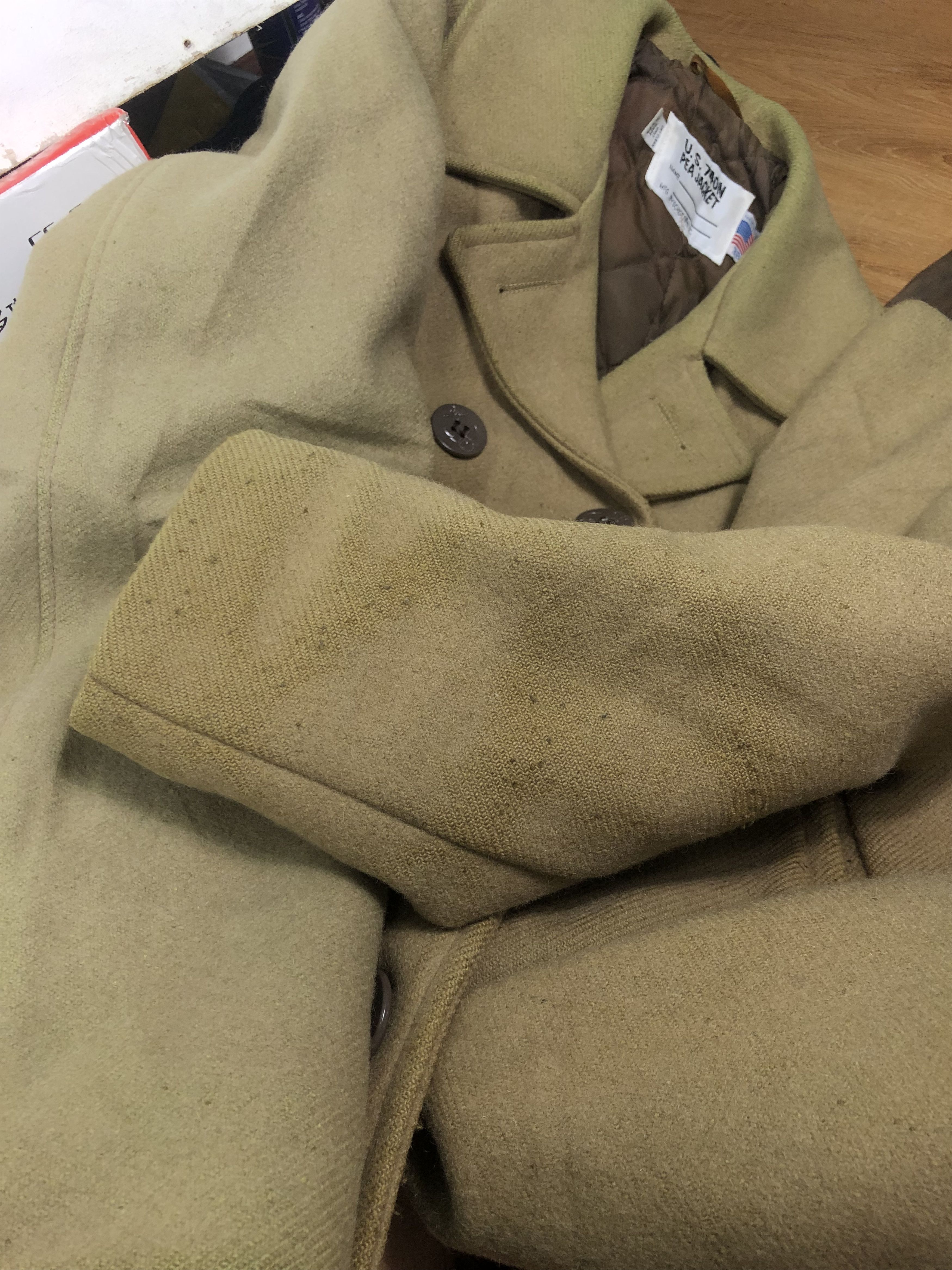 Schott VINTAGE SCHOTT US 740N WOOL PEA JACKET Size US M / EU 48-50 / 2 - 8 Thumbnail
