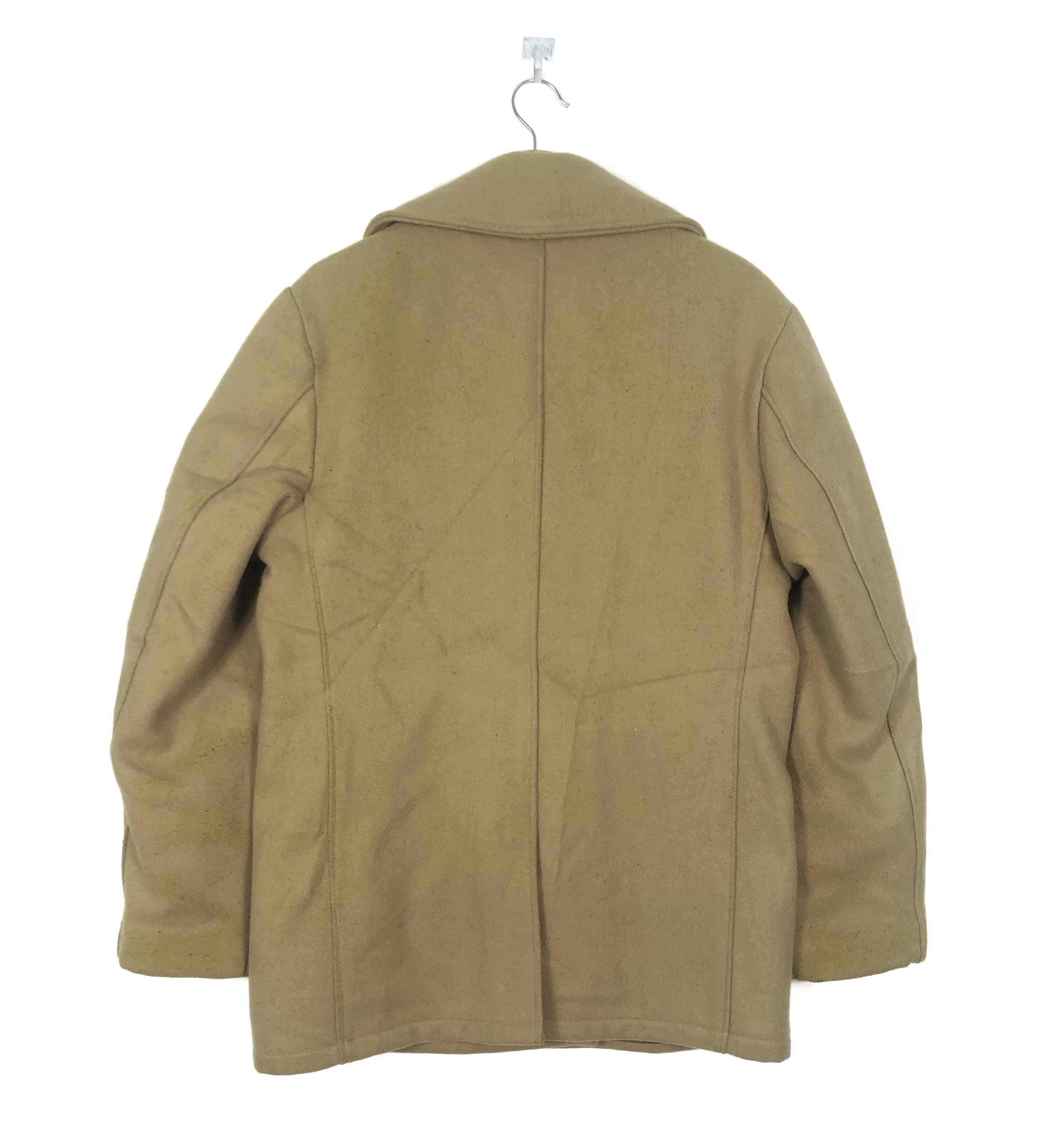 PEAJACKET 38 740N U.S. SCHOTT ブラウン