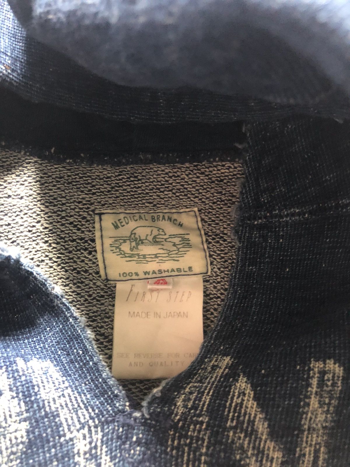 Indigo × Japanese Brand MEDICAL BRANCH Hoodie Indigo Japan Made Distressed Hoodie Size US M / EU 48-50 / 2 - 2 Thumbnail