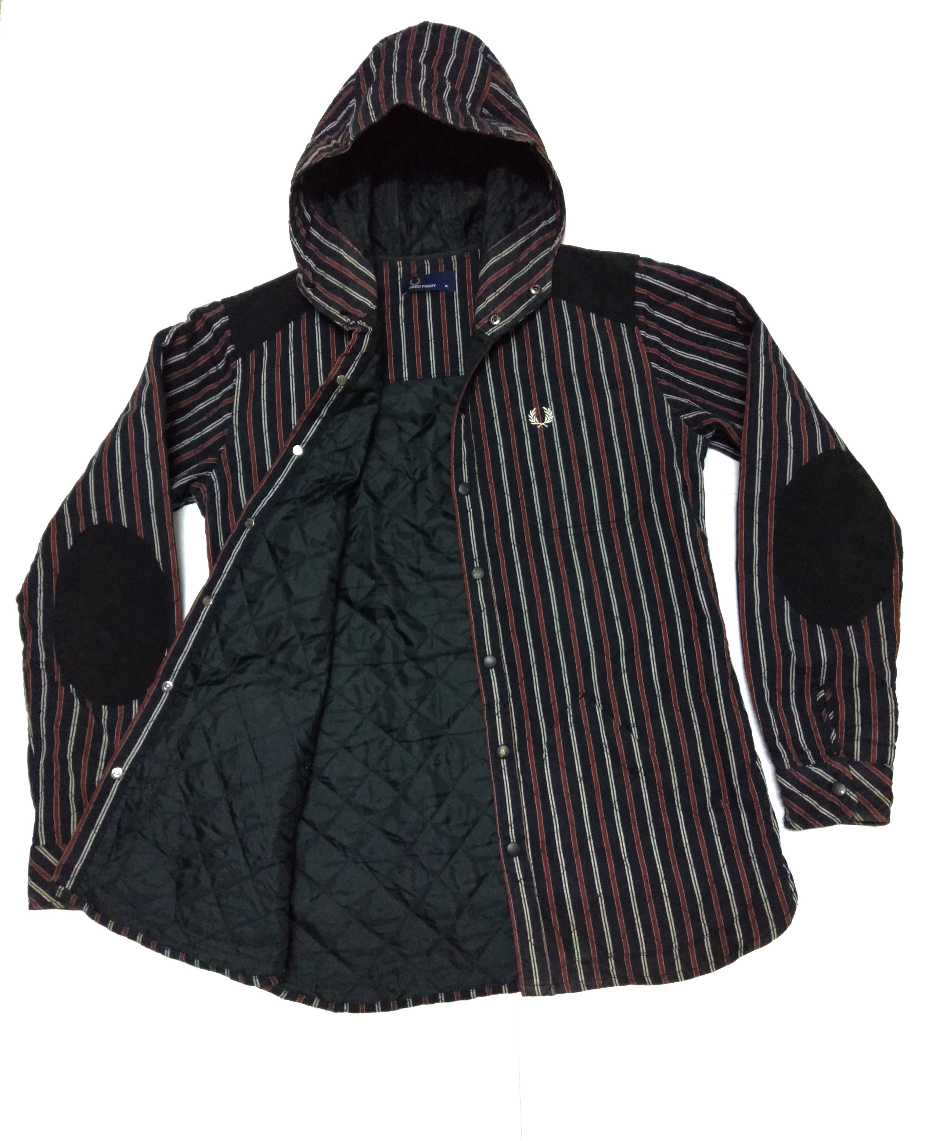 Fred Perry Snap button Jacket stripe design Size US M / EU 48-50 / 2 - 3 Thumbnail
