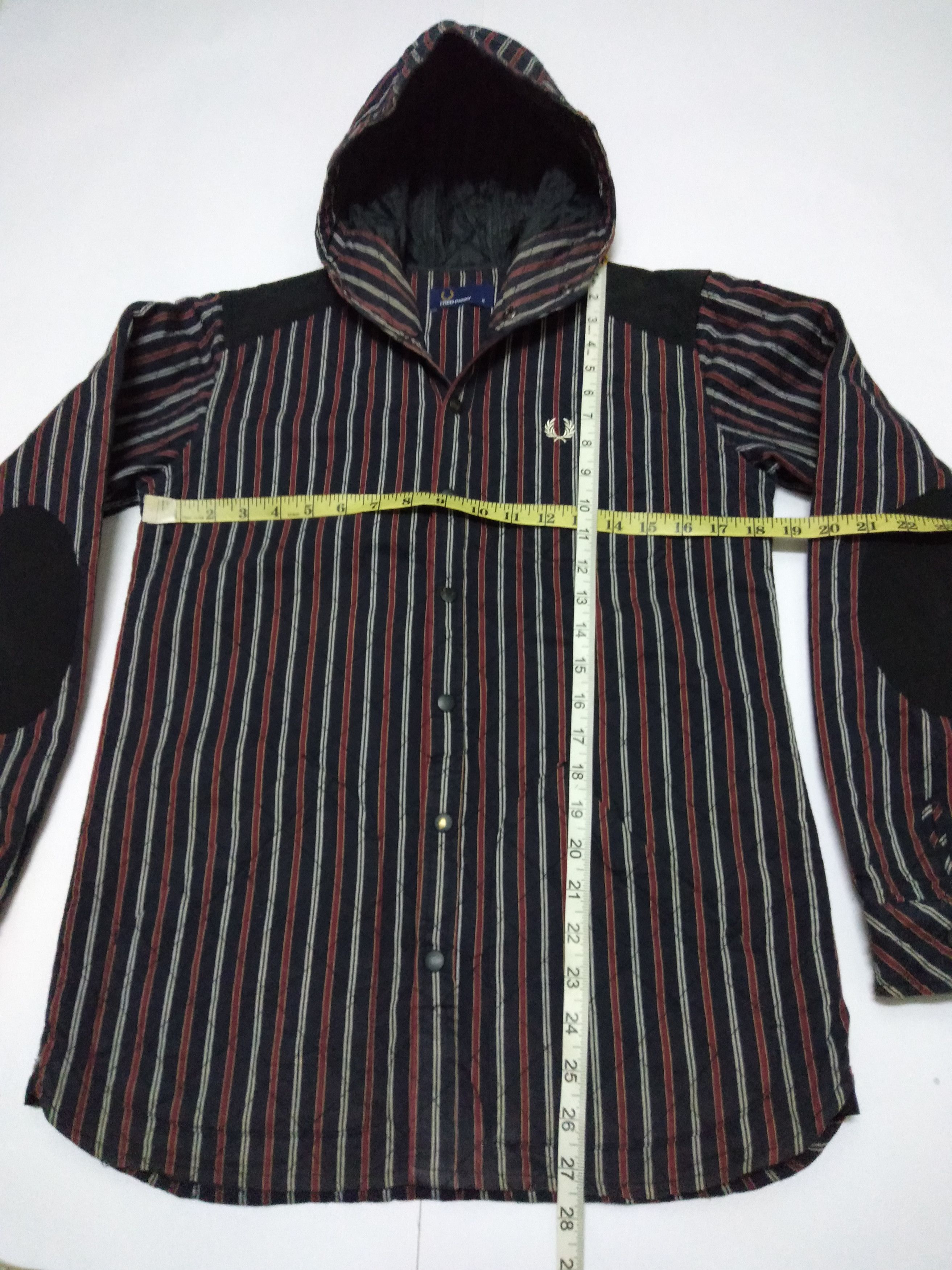 Fred Perry Snap button Jacket stripe design Size US M / EU 48-50 / 2 - 7 Thumbnail