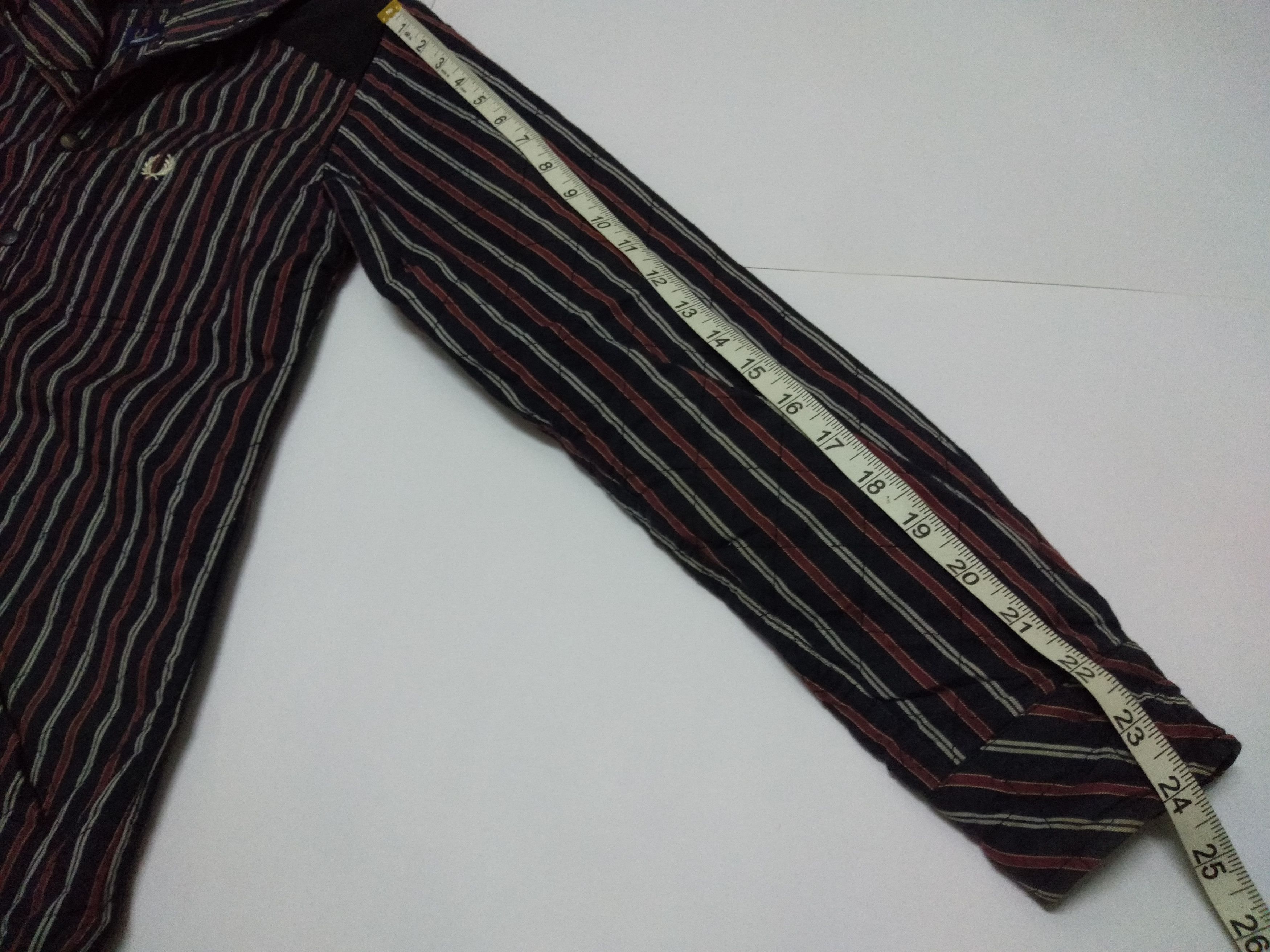Fred Perry Snap button Jacket stripe design Size US M / EU 48-50 / 2 - 6 Thumbnail