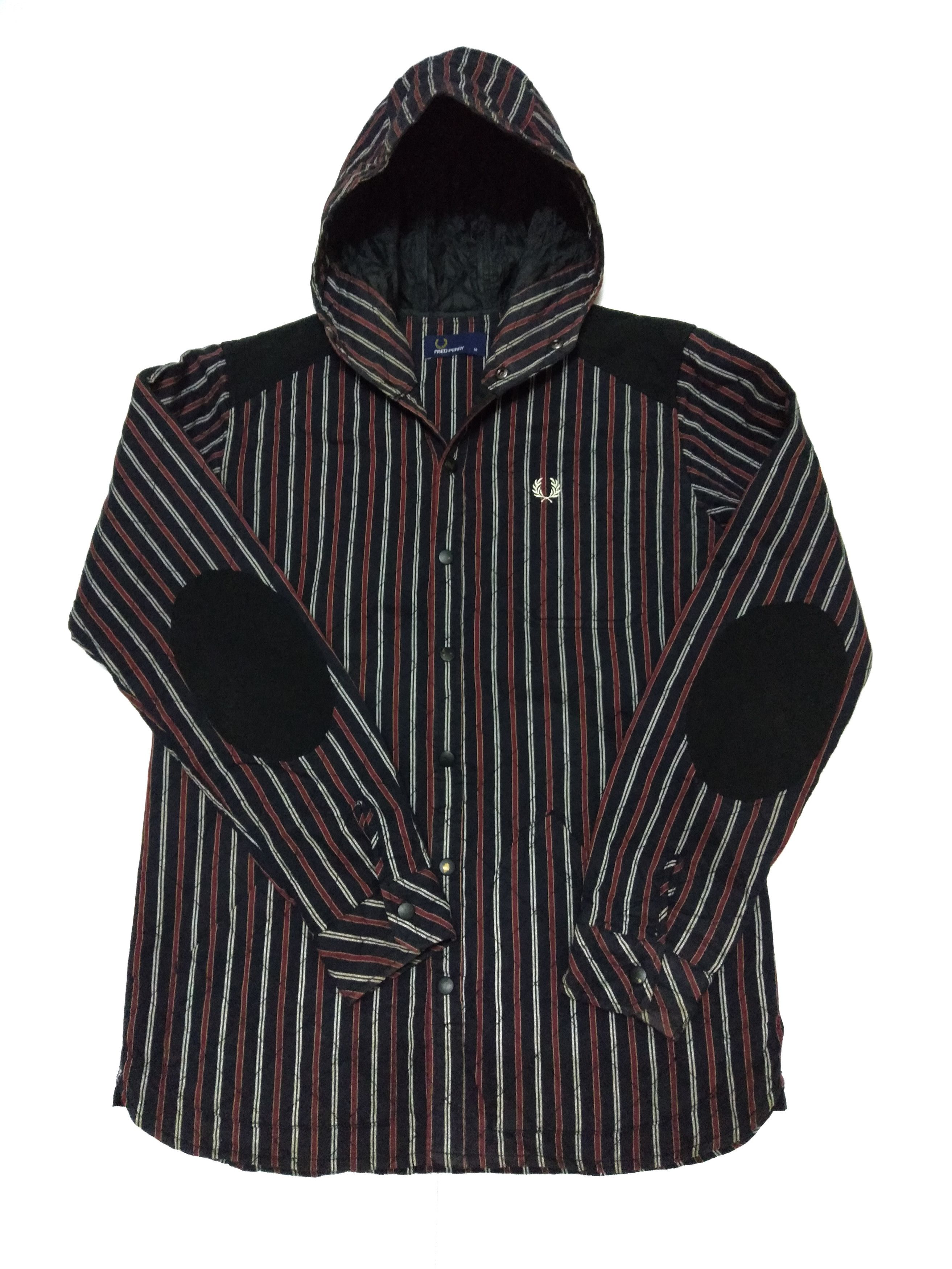 Fred Perry Snap button Jacket stripe design Size US M / EU 48-50 / 2 - 1 Thumbnail