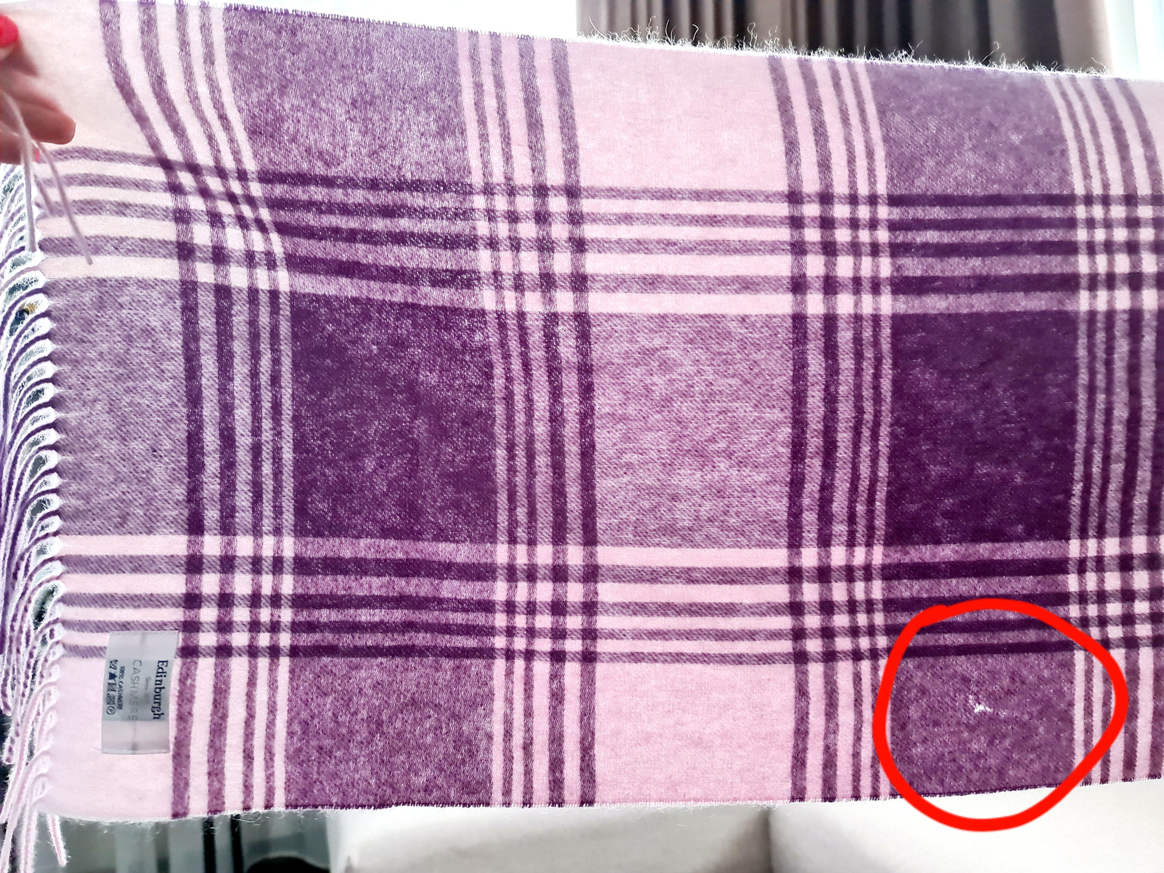 Vintage Vintage Edinburgh since 1437 Tartan Cashmere Casual Scarf Size ONE SIZE - 5 Thumbnail