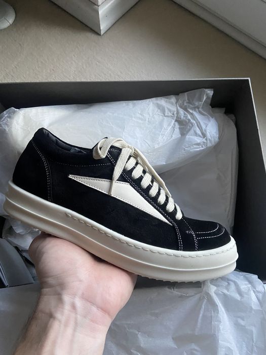 Rick Owens NEW | *SUPER RARE* SS23 EDFU VINTAGE SNEAKS VANS BLACK