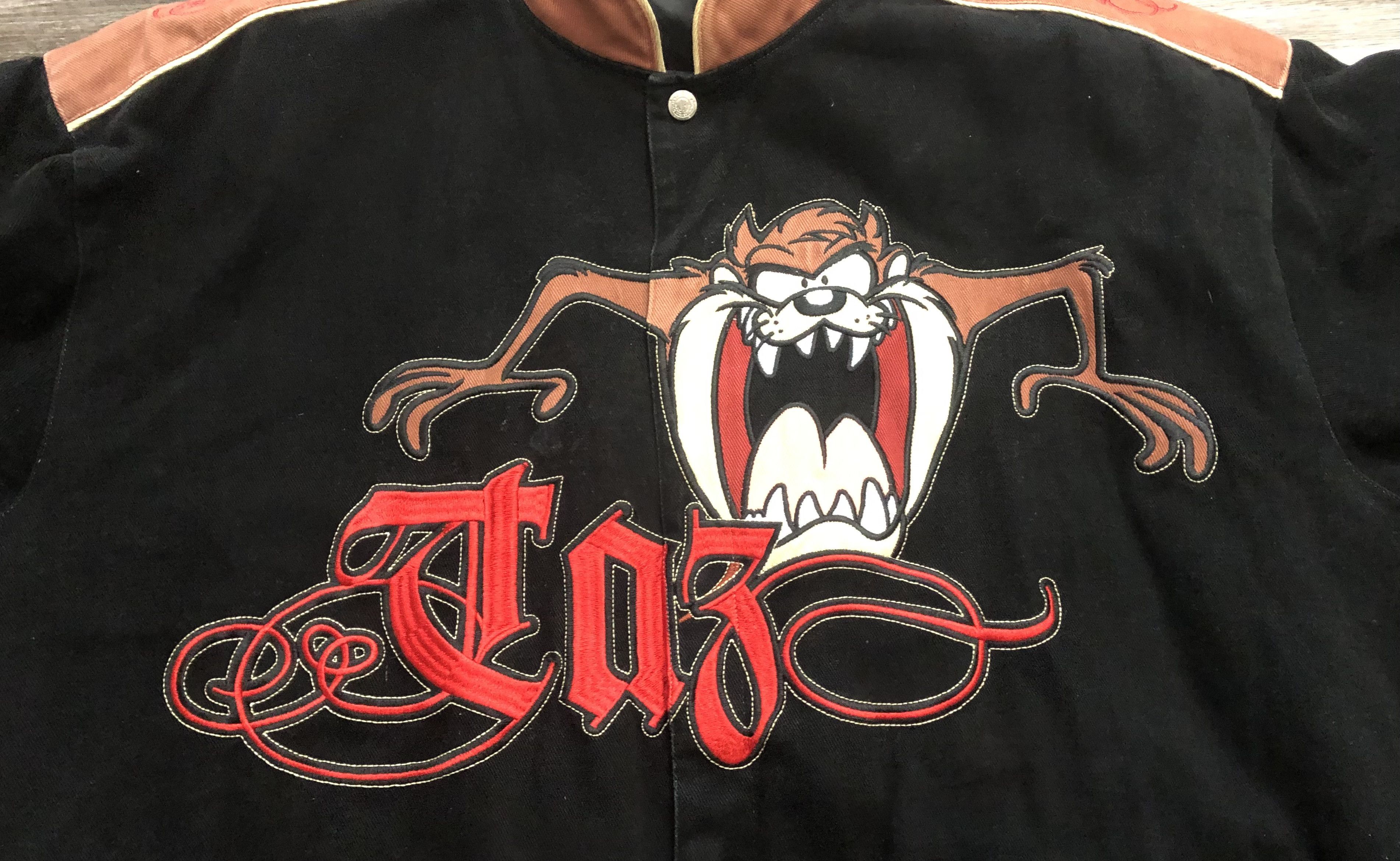 Vintage JH Jeff Hamilton Design Looney Tunes Taz Jacket 4XL