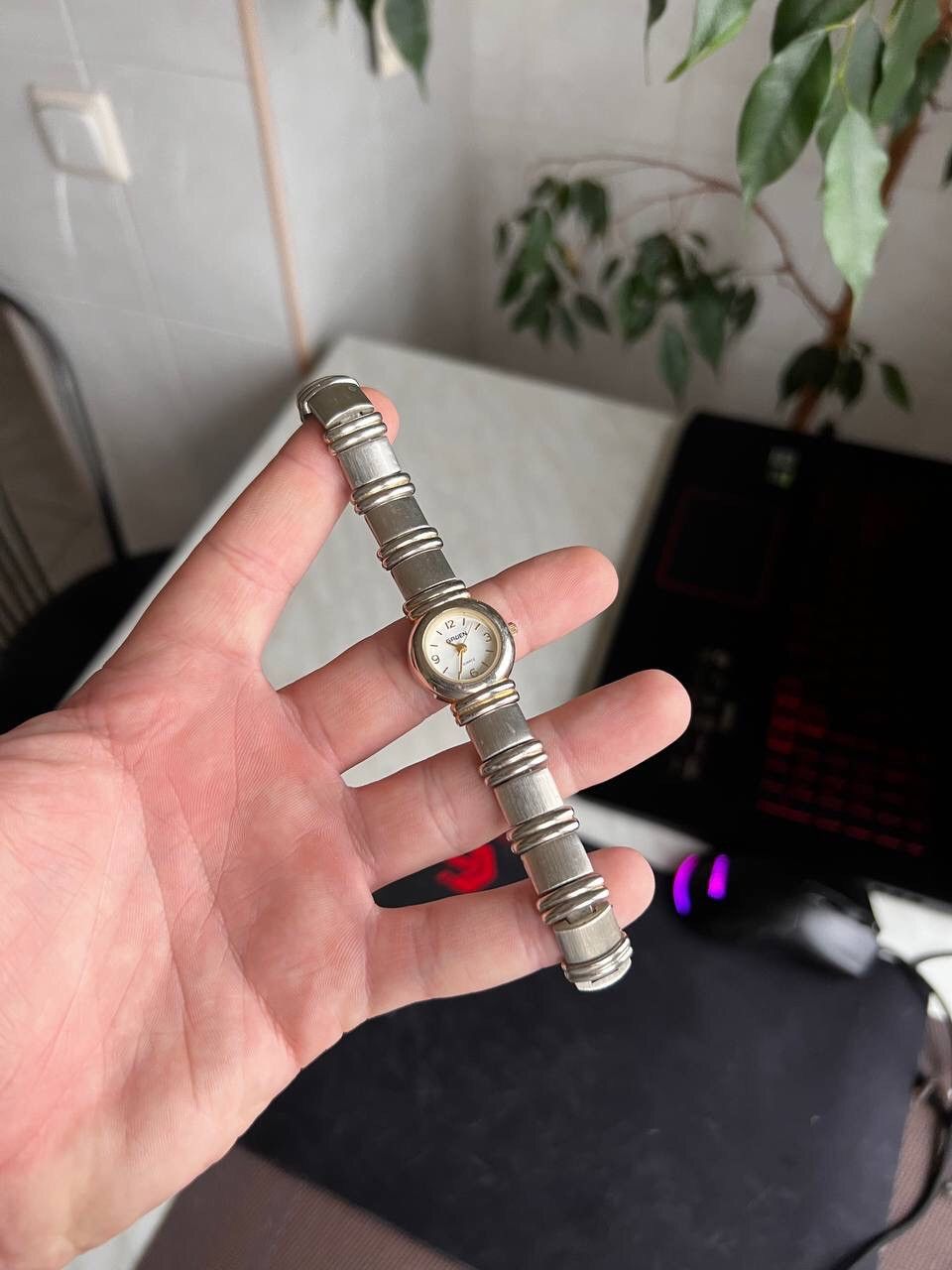 Japanese Brand × Jewelry × Vintage RETRO LADIES Japan Stylish Fashion Watch Bracelet Futuristic Size ONE SIZE - 4 Thumbnail