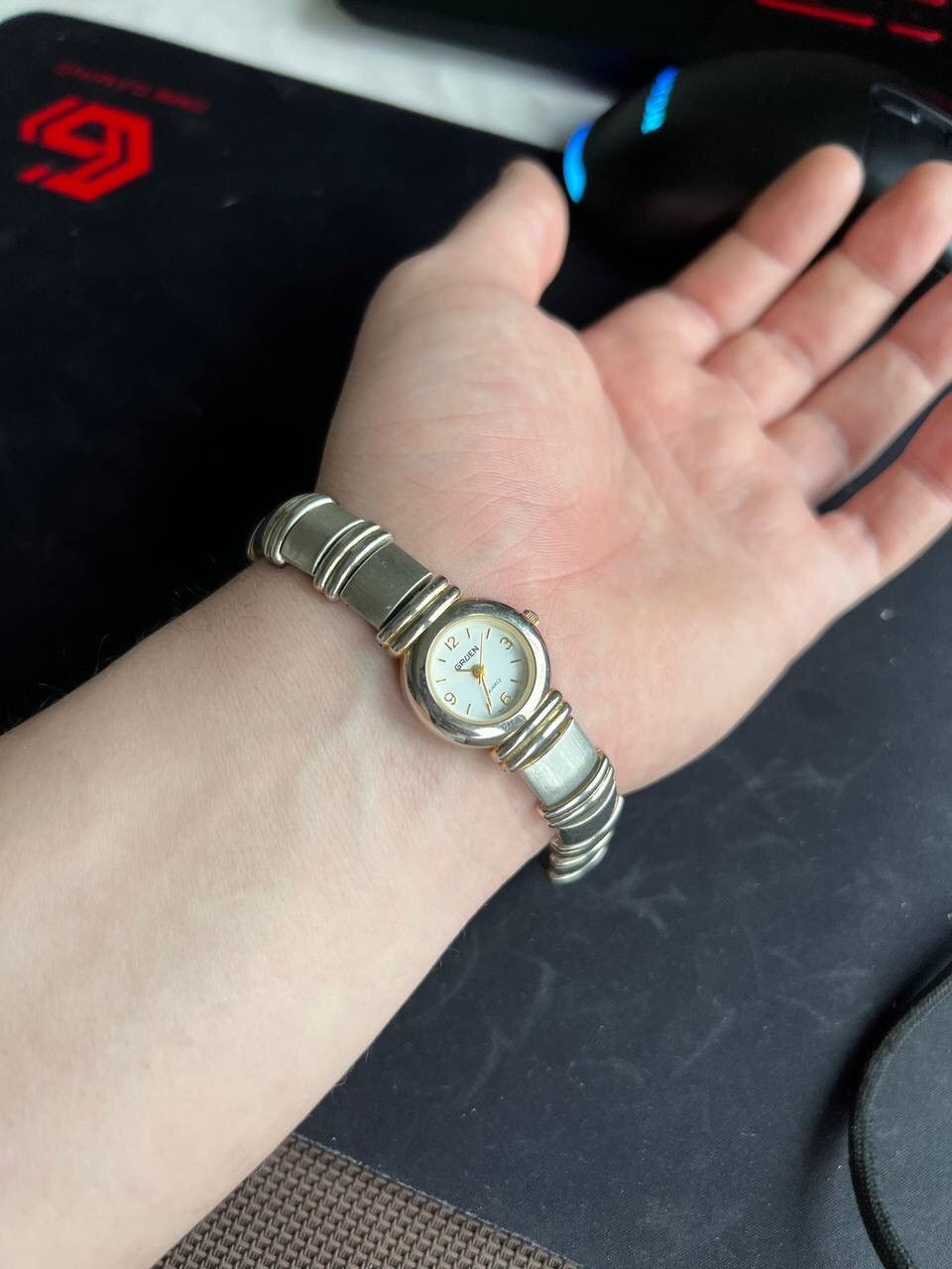 Japanese Brand × Jewelry × Vintage RETRO LADIES Japan Stylish Fashion Watch Bracelet Futuristic Size ONE SIZE - 2 Thumbnail