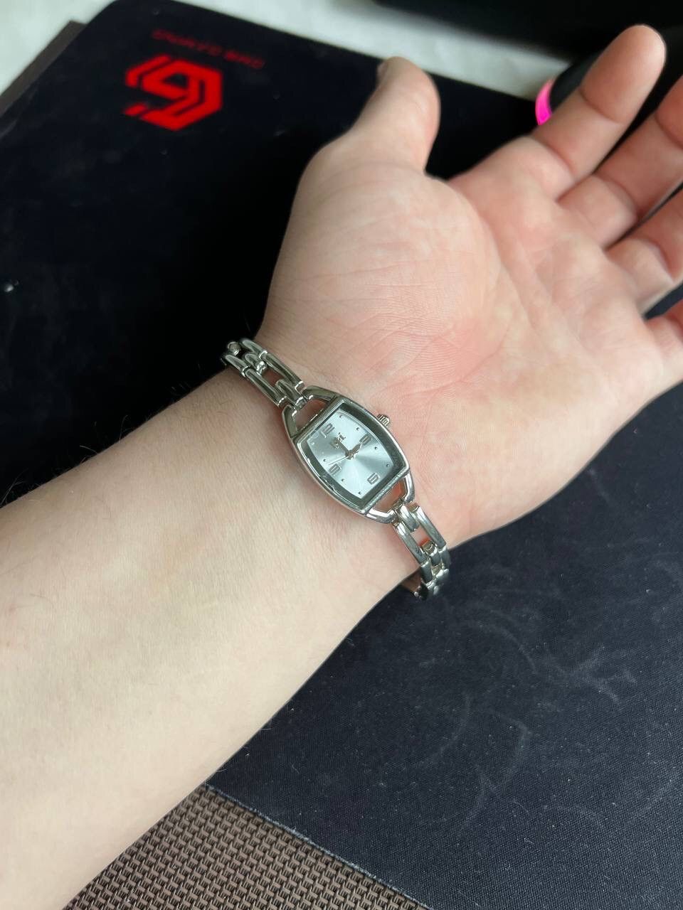 Japanese Brand × Jewelry × Vintage RETRO LADIES Japan Stylish Fashion Watch Bracelet Futuristic Size ONE SIZE - 4 Thumbnail