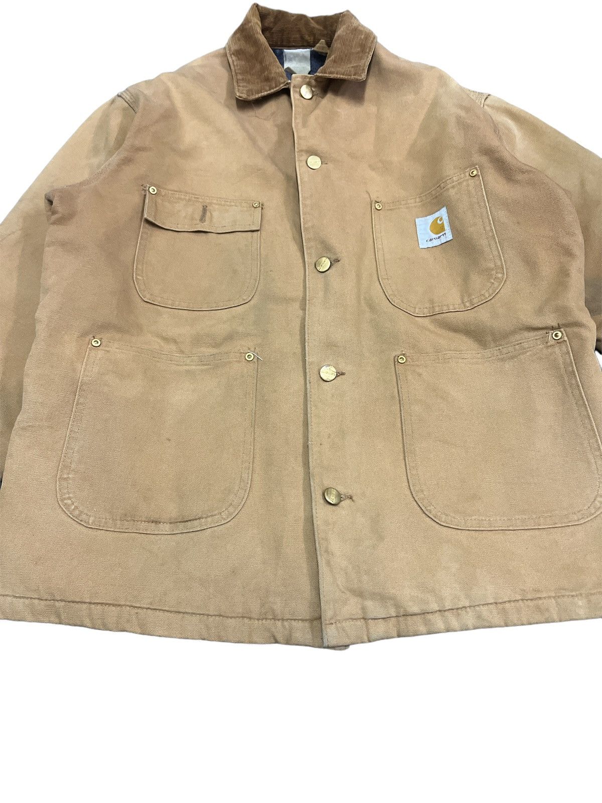 Carhartt × Vintage VINTAGE CARHARTT WORKERS JACKET WTH BLANKET Size US L / EU 52-54 / 3 - 4 Thumbnail