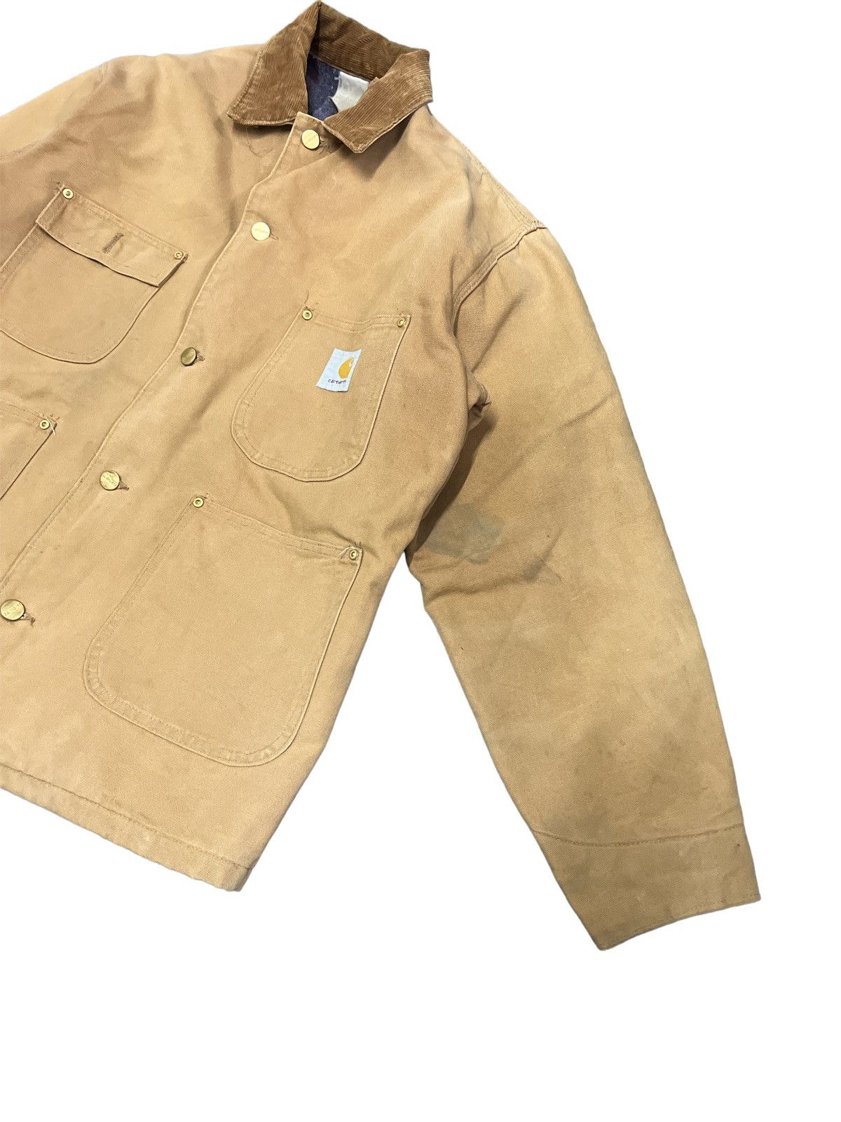 Carhartt × Vintage VINTAGE CARHARTT WORKERS JACKET WTH BLANKET Size US L / EU 52-54 / 3 - 3 Thumbnail